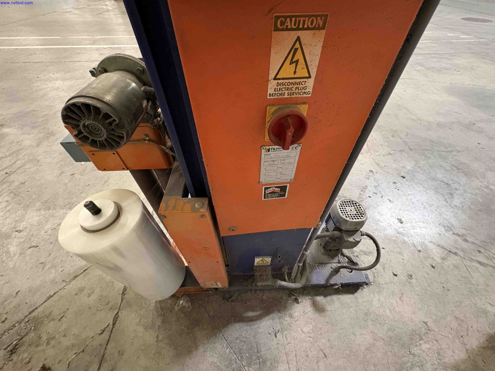 Semi-automatic pallet stretch wrapping machine FILMA P35 CP 675-60 – foto 6 – kavel bij NetBid, Roterijstraat 205-8793 Waregem
