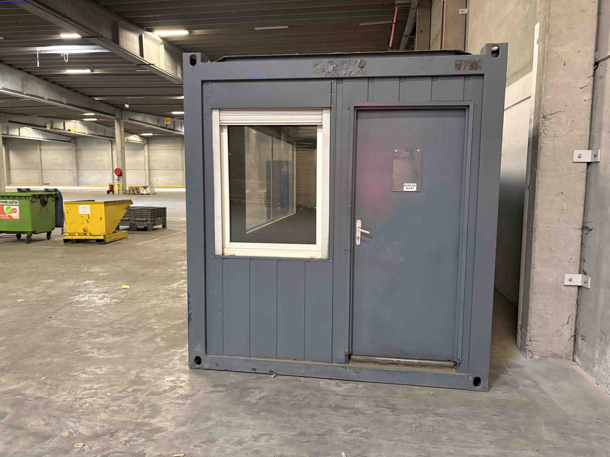 Portable site / factory office cabin Euro Cabin – foto 2 – kavel bij NetBid, Roterijstraat 205-8793 Waregem