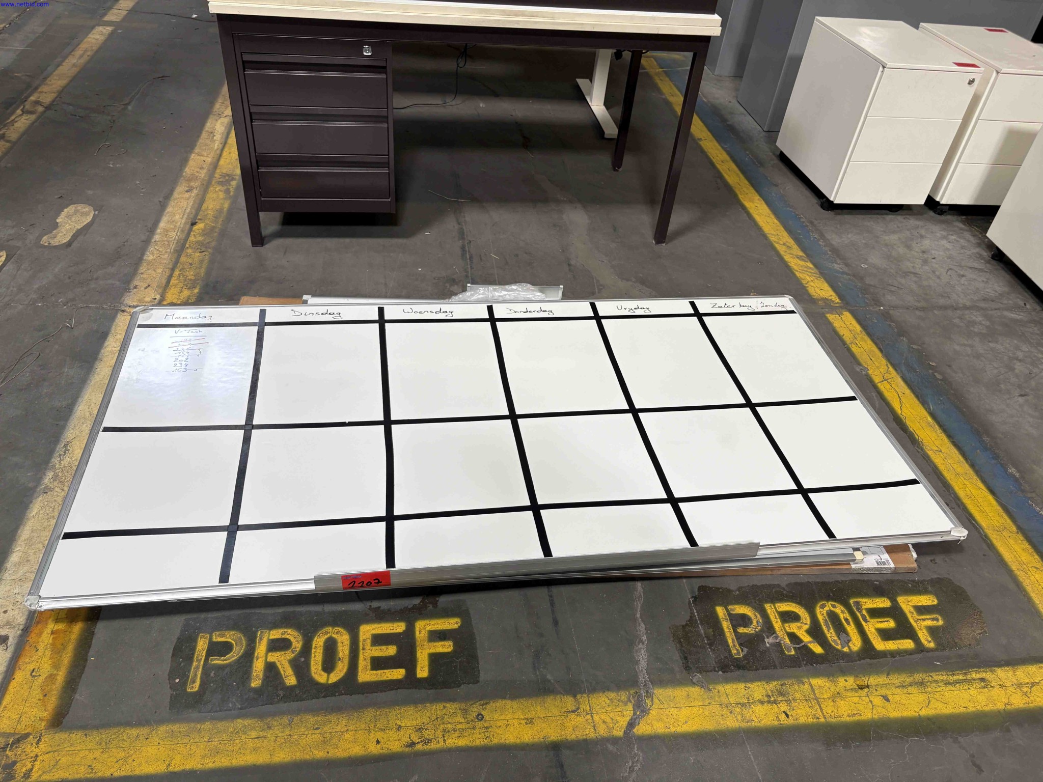 1 Set Office furniture – foto 2 – kavel bij NetBid, Roterijstraat 205-8793 Waregem