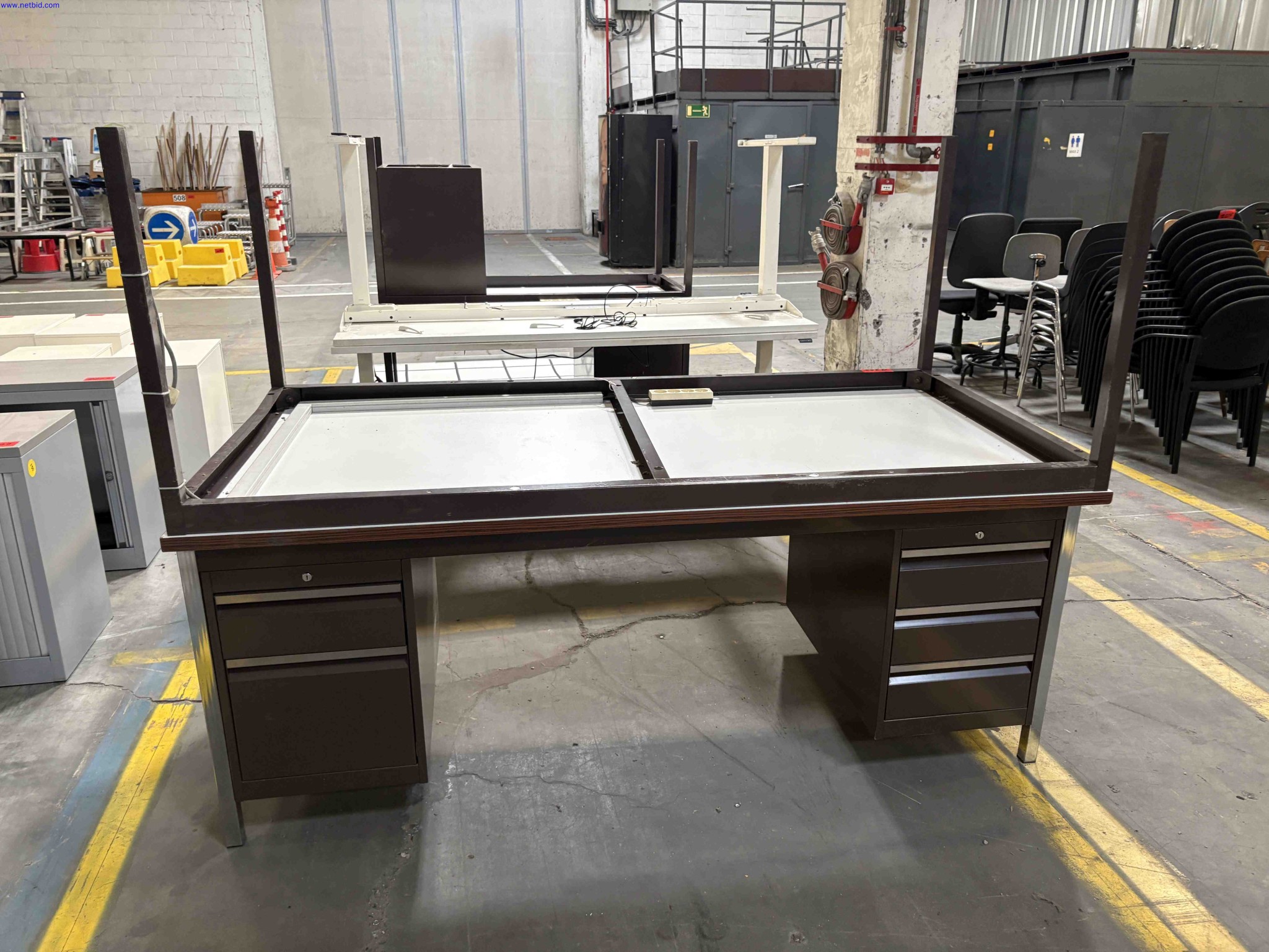 1 Set Office furniture – foto 5 – kavel bij NetBid, Roterijstraat 205-8793 Waregem