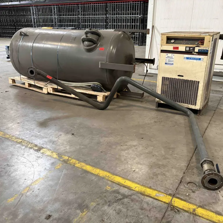 Komplettpaket aus Drucklufttrockner und Druckluftbehälter Drytec VTM 1035-GL Super Dryer