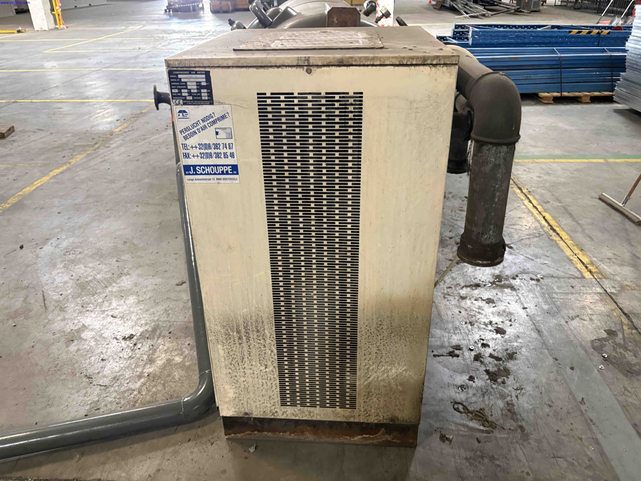 Compressed air dryer and air receiver package Drytec VTM 1035-GL Super Dryer – foto 3 – kavel bij NetBid, Roterijstraat 205-8793 Waregem