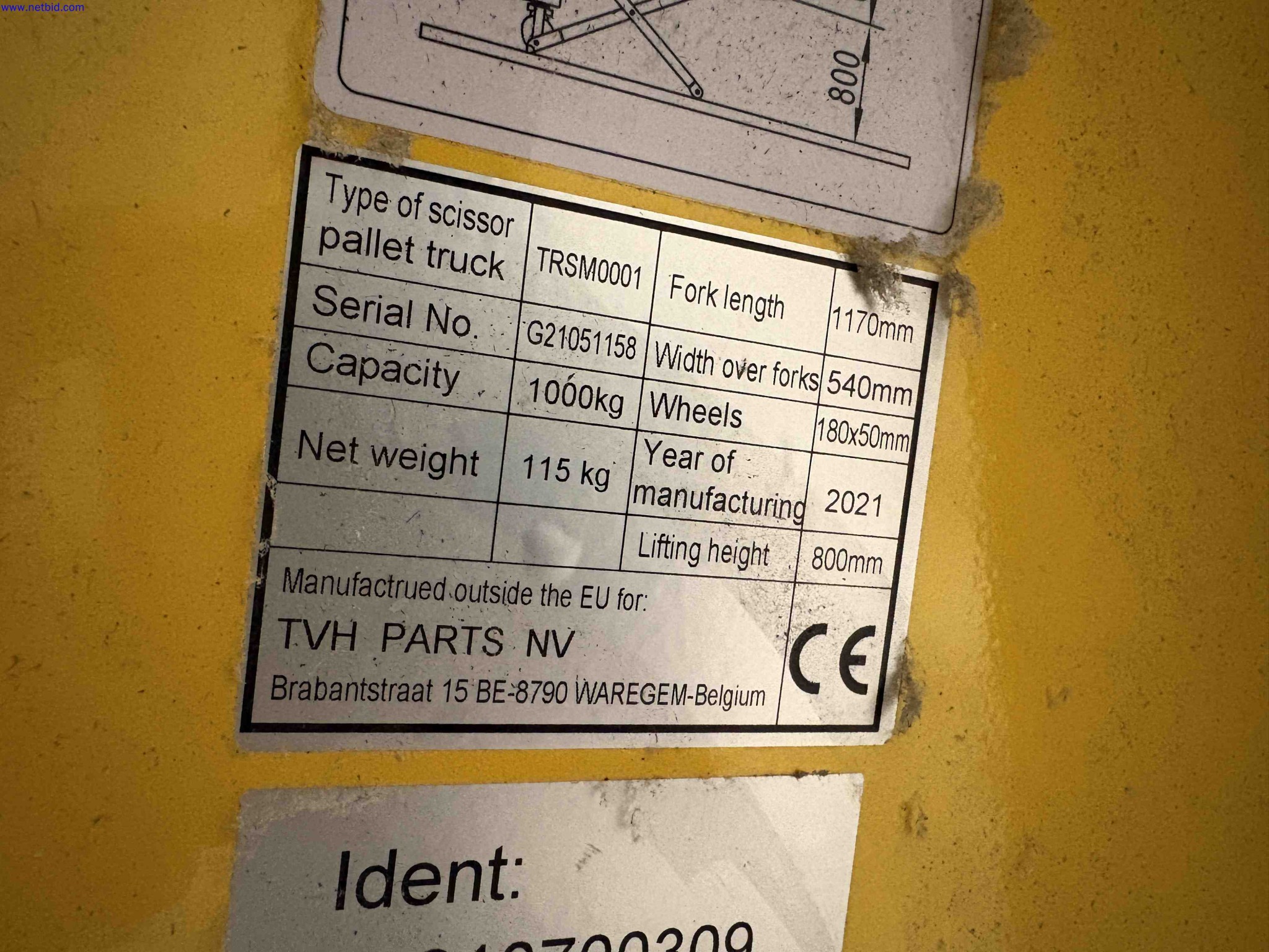 2 Hydraulic and high-lift pallet trucks Crown – foto 4 – kavel bij NetBid, Roterijstraat 205-8793 Waregem
