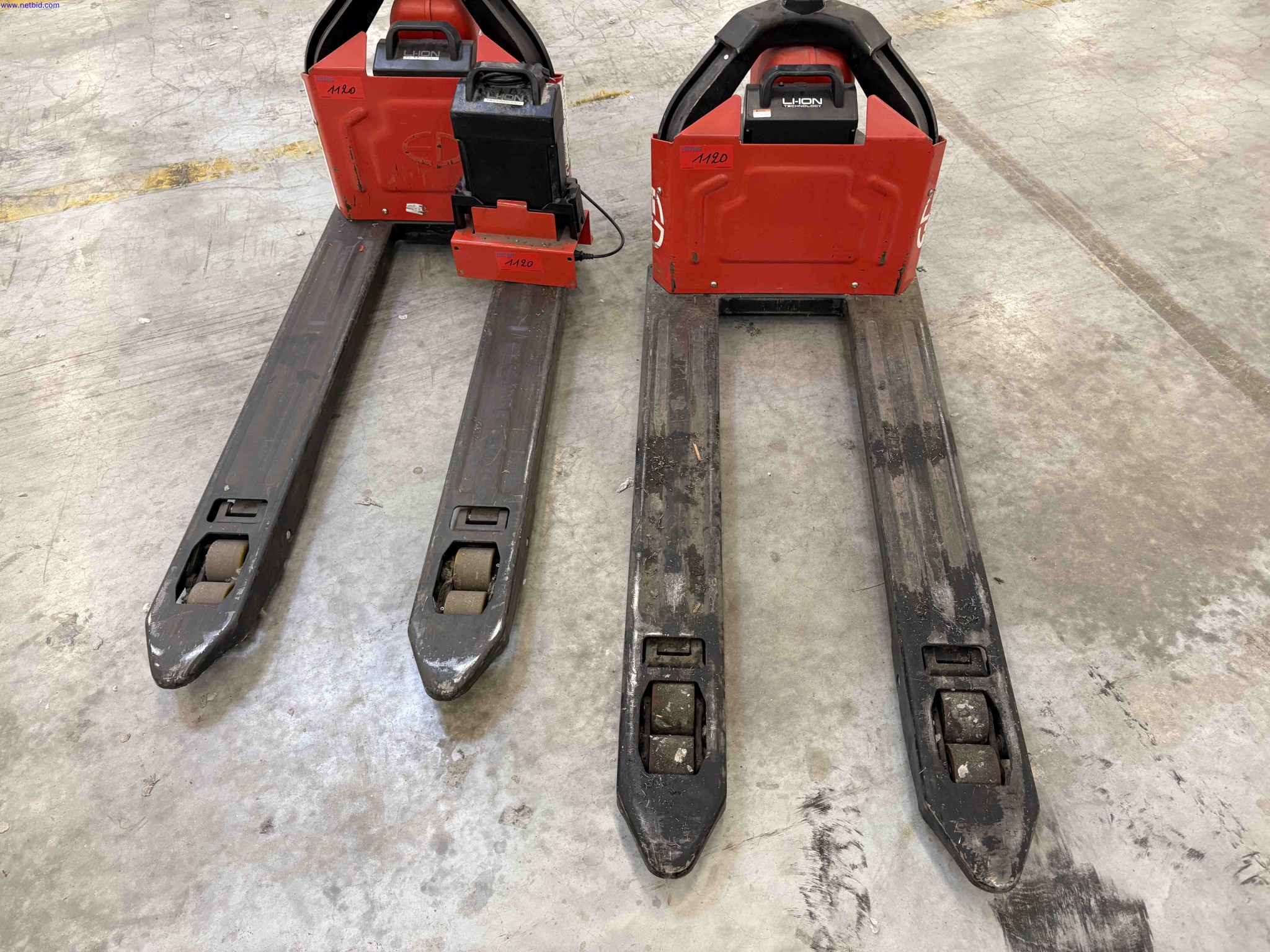 Battery electric pallet trucks EP Equipment EPT-12-EZ – foto 4 – kavel bij NetBid, Roterijstraat 205-8793 Waregem