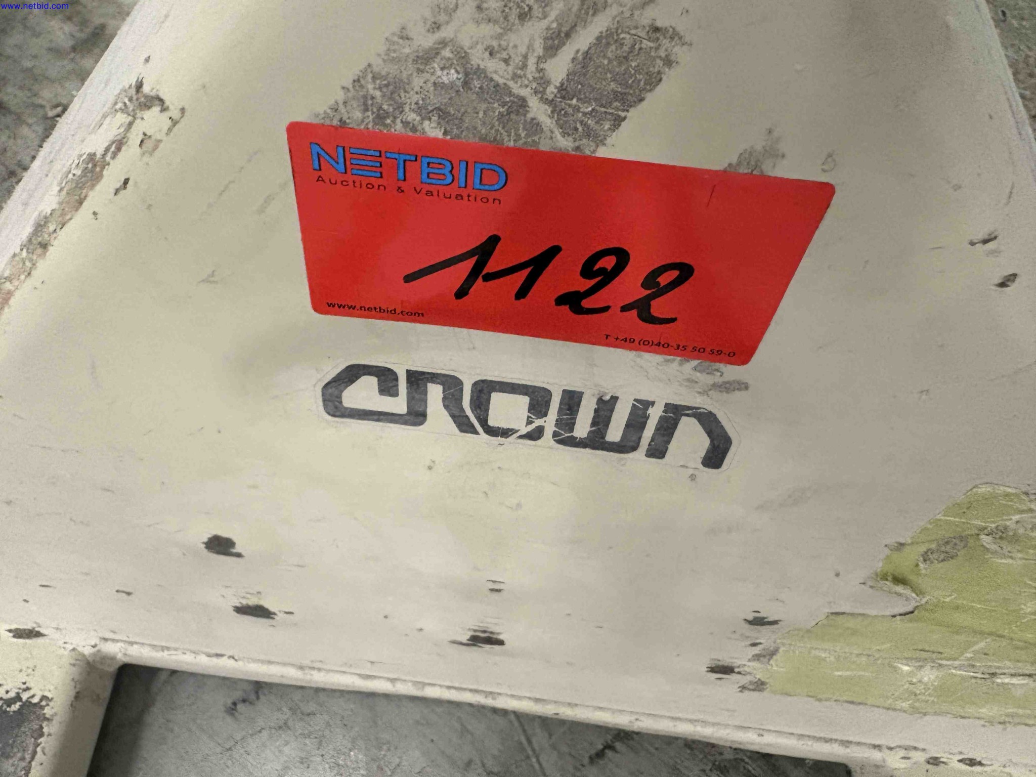 4 Wide-fork hydraulic pallet trucks Crown – foto 8 – kavel bij NetBid, Roterijstraat 205-8793 Waregem