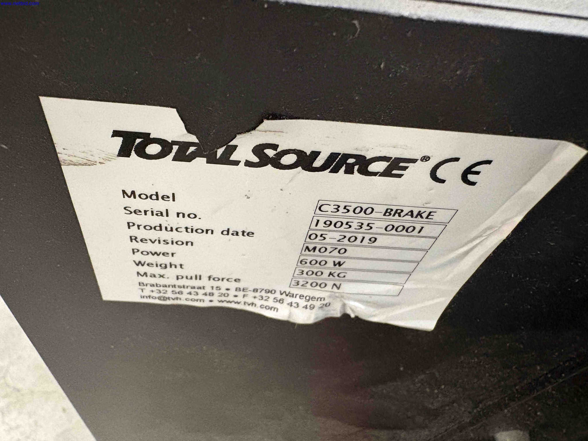 2 Battery electric pedestrian tow tugs Total Source C3500 Brake – foto 8 – kavel bij NetBid, Roterijstraat 205-8793 Waregem