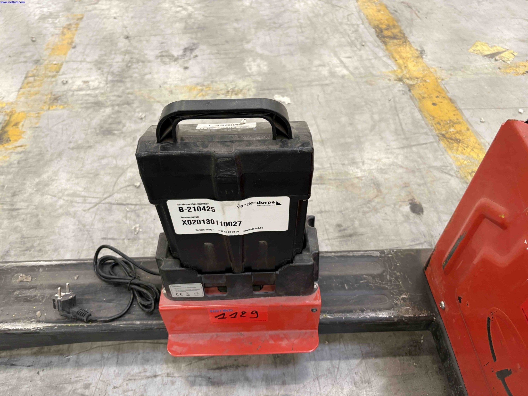 Battery electric pallet trucks EP Equipment EPT-12-EZ – foto 7 – kavel bij NetBid, Roterijstraat 205-8793 Waregem