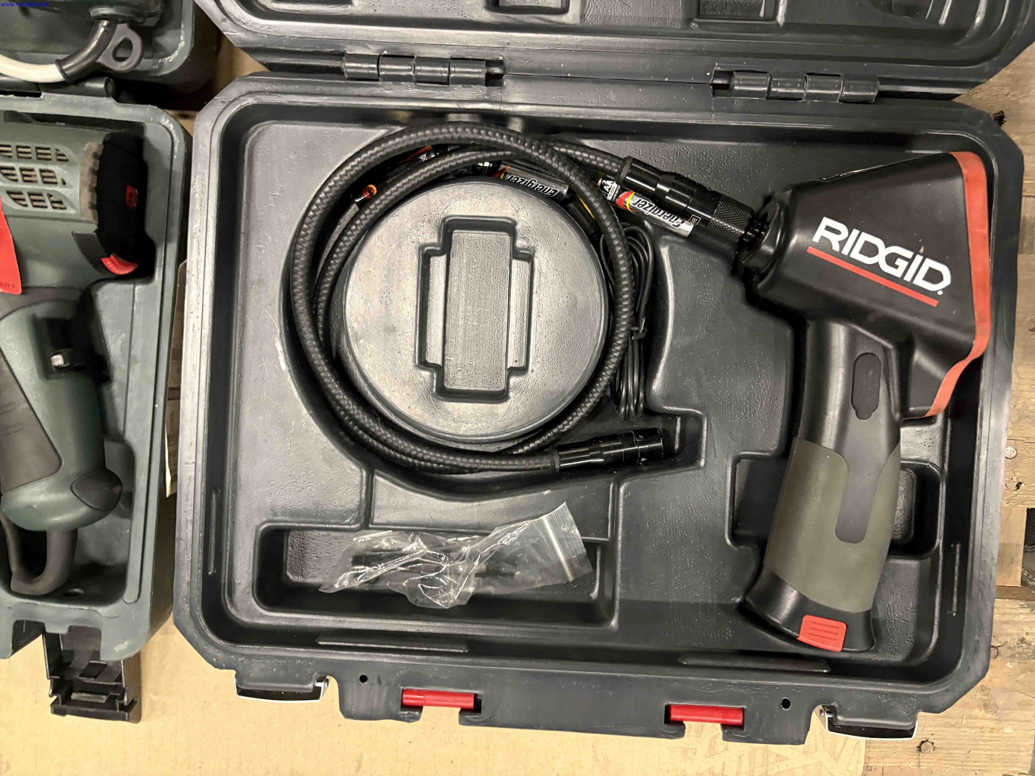 1 Set Portable power tools and inspection equipment Ridgid – foto 6 – kavel bij NetBid, Roterijstraat 205-8793 Waregem