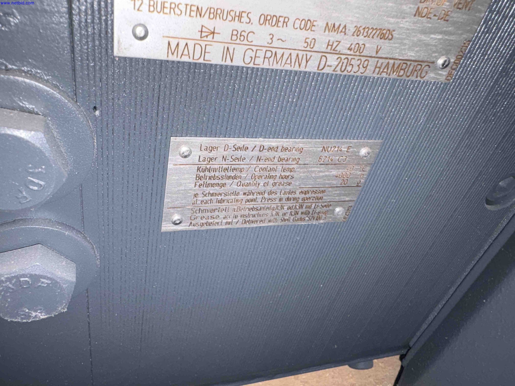 Separately excited DC motor Siemens – foto 4 – kavel bij NetBid, Roterijstraat 205-8793 Waregem