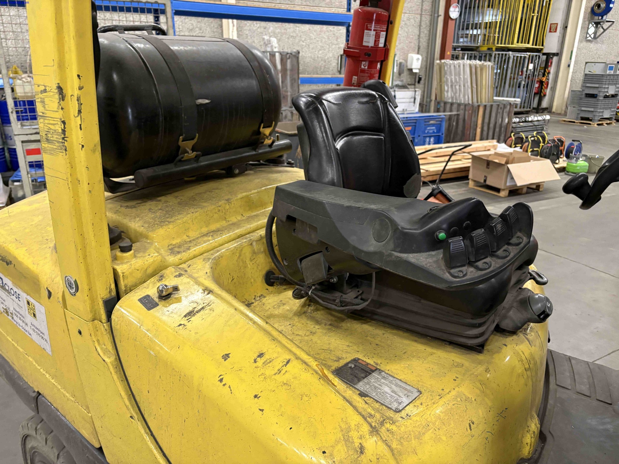 LPG counterbalance forklift truck Hyster H4.0FT5 – foto 11 – kavel bij NetBid, Roterijstraat 205-8793 Waregem