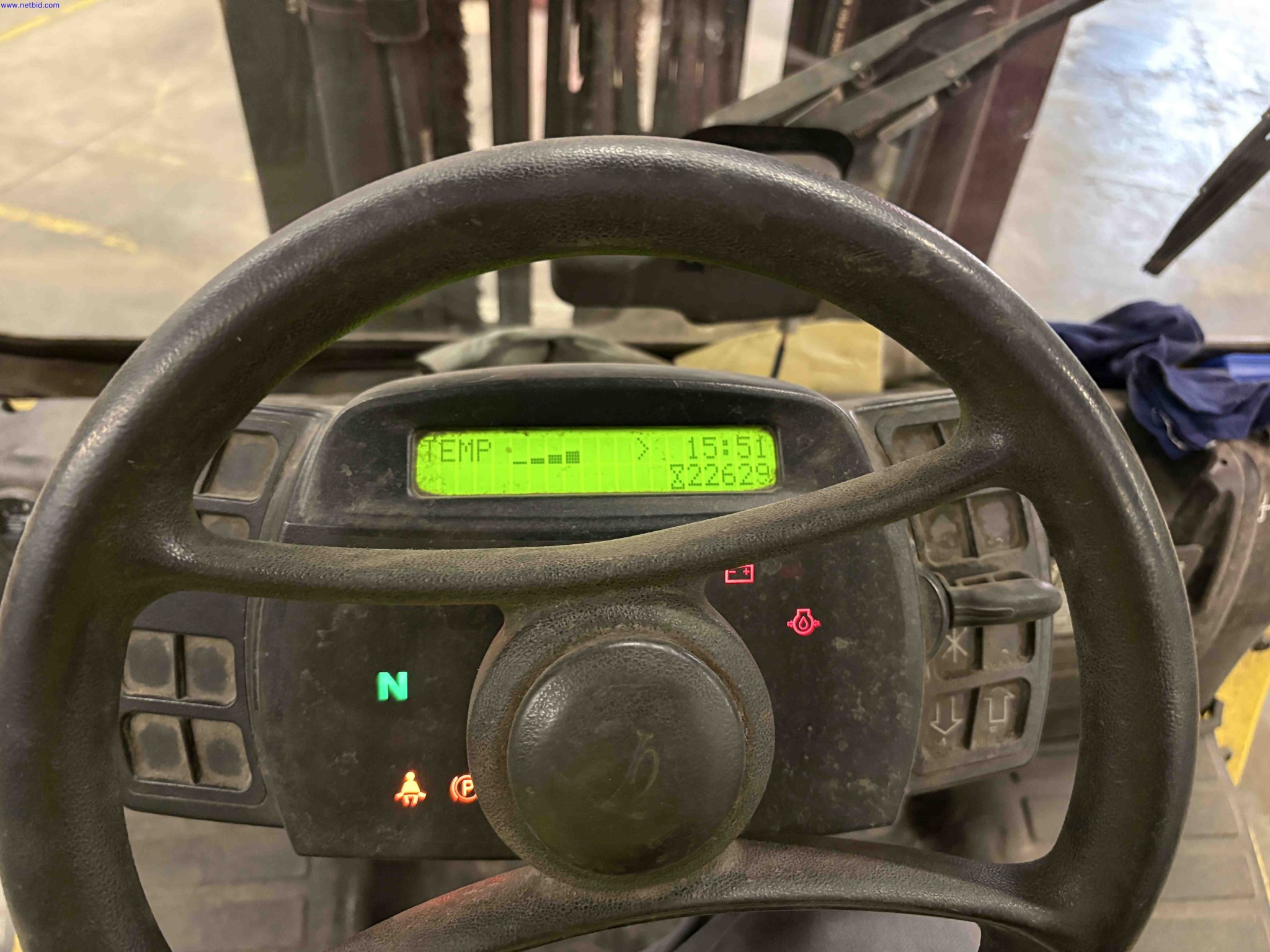 LPG counterbalance forklift truck Hyster H4.0FT5 – foto 13 – kavel bij NetBid, Roterijstraat 205-8793 Waregem
