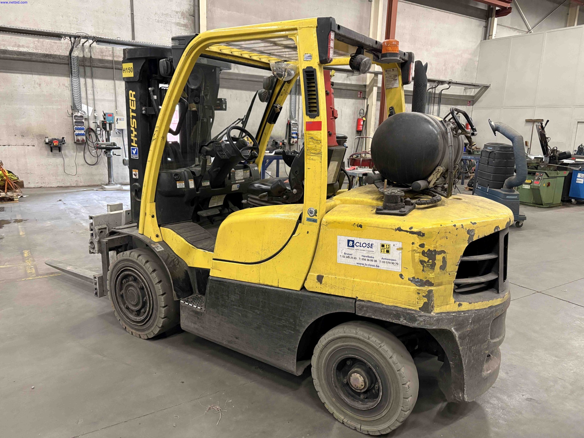LPG counterbalance forklift truck Hyster H4.0FT5 – foto 3 – kavel bij NetBid, Roterijstraat 205-8793 Waregem