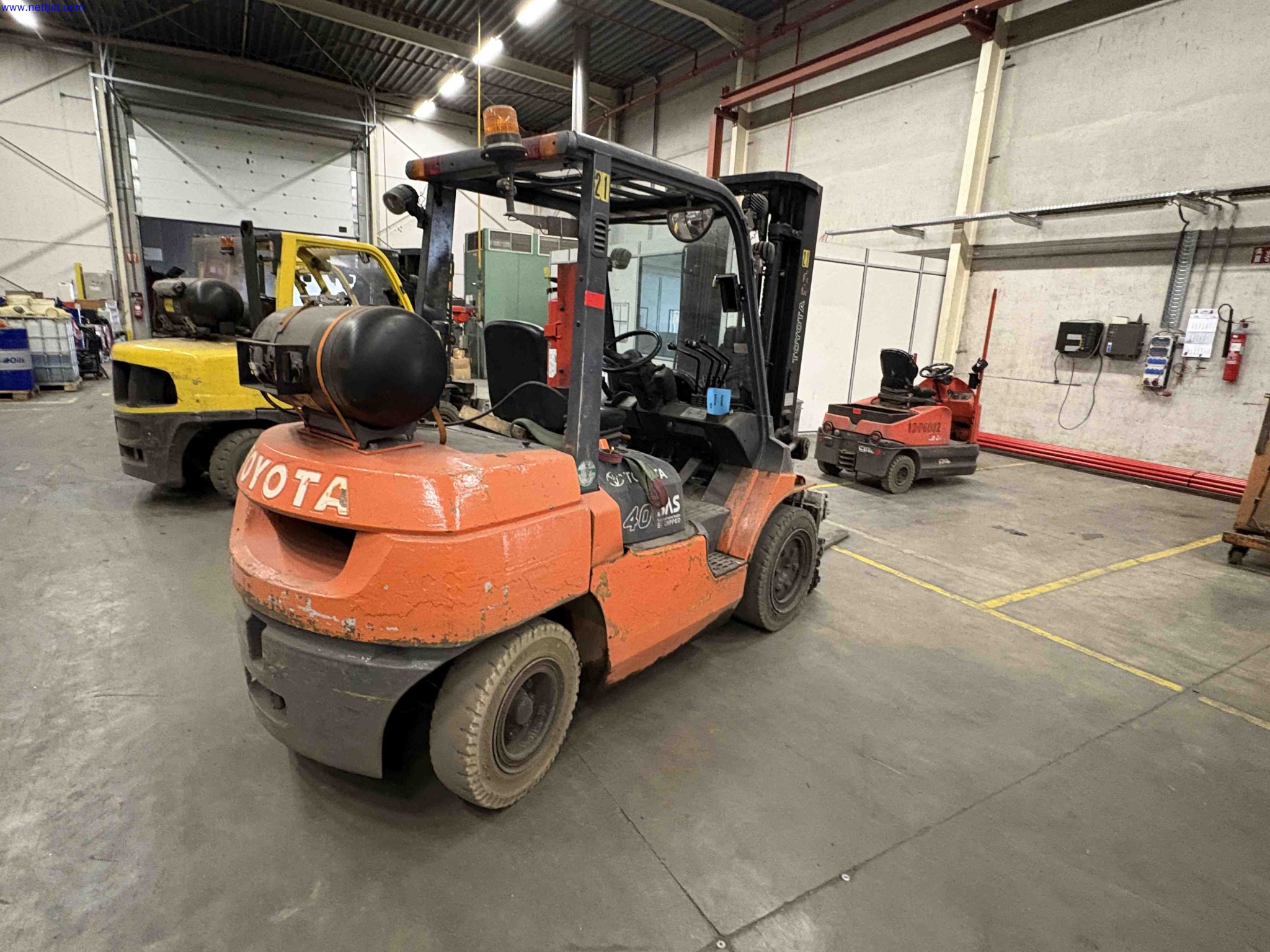 LPG counterbalance forklift truck Toyota D2-7FGF35 – foto 4 – kavel bij NetBid, Roterijstraat 205-8793 Waregem