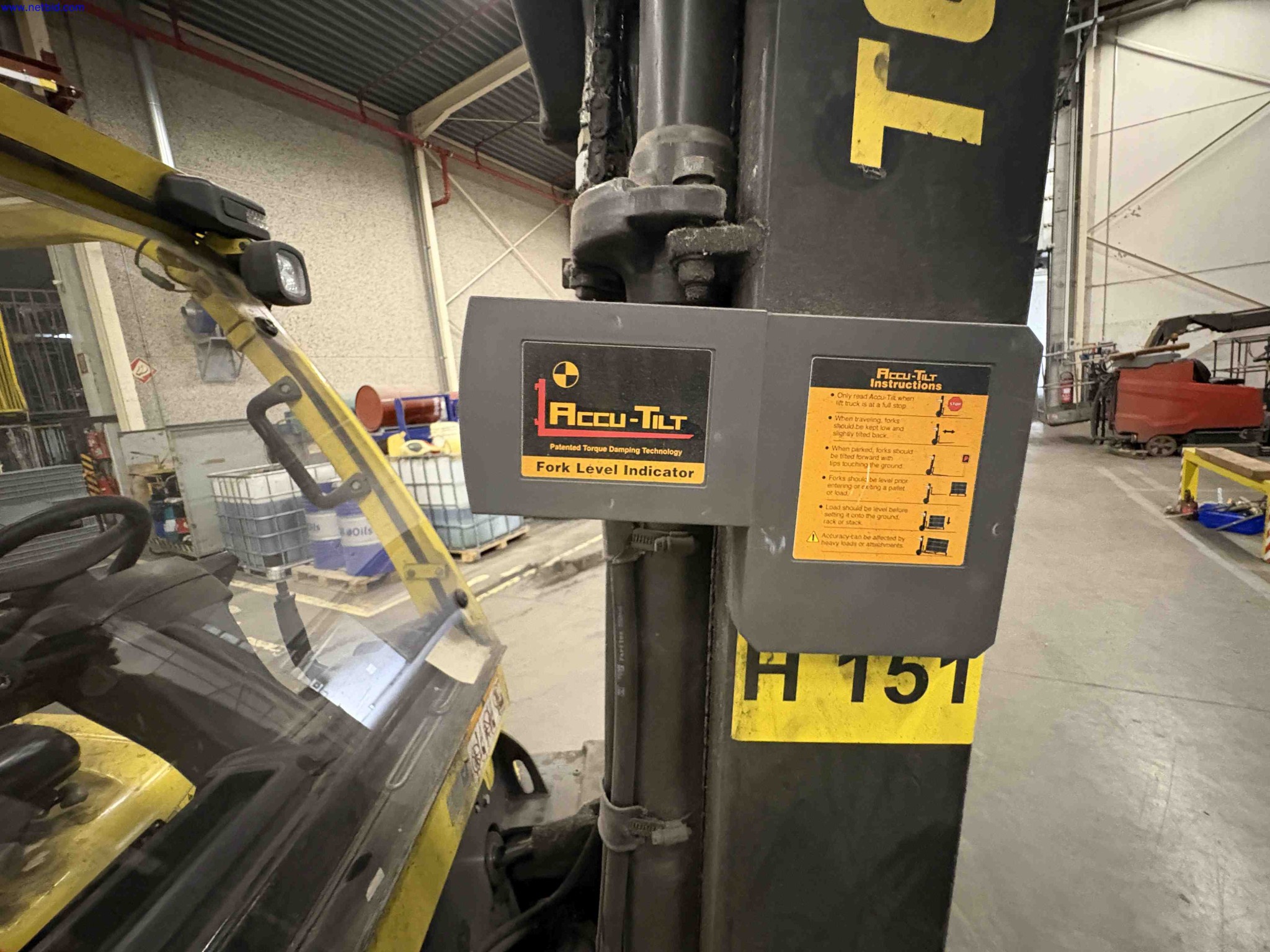 LPG counterbalance forklift truck Hyster H3.5FT – foto 13 – kavel bij NetBid, Roterijstraat 205-8793 Waregem