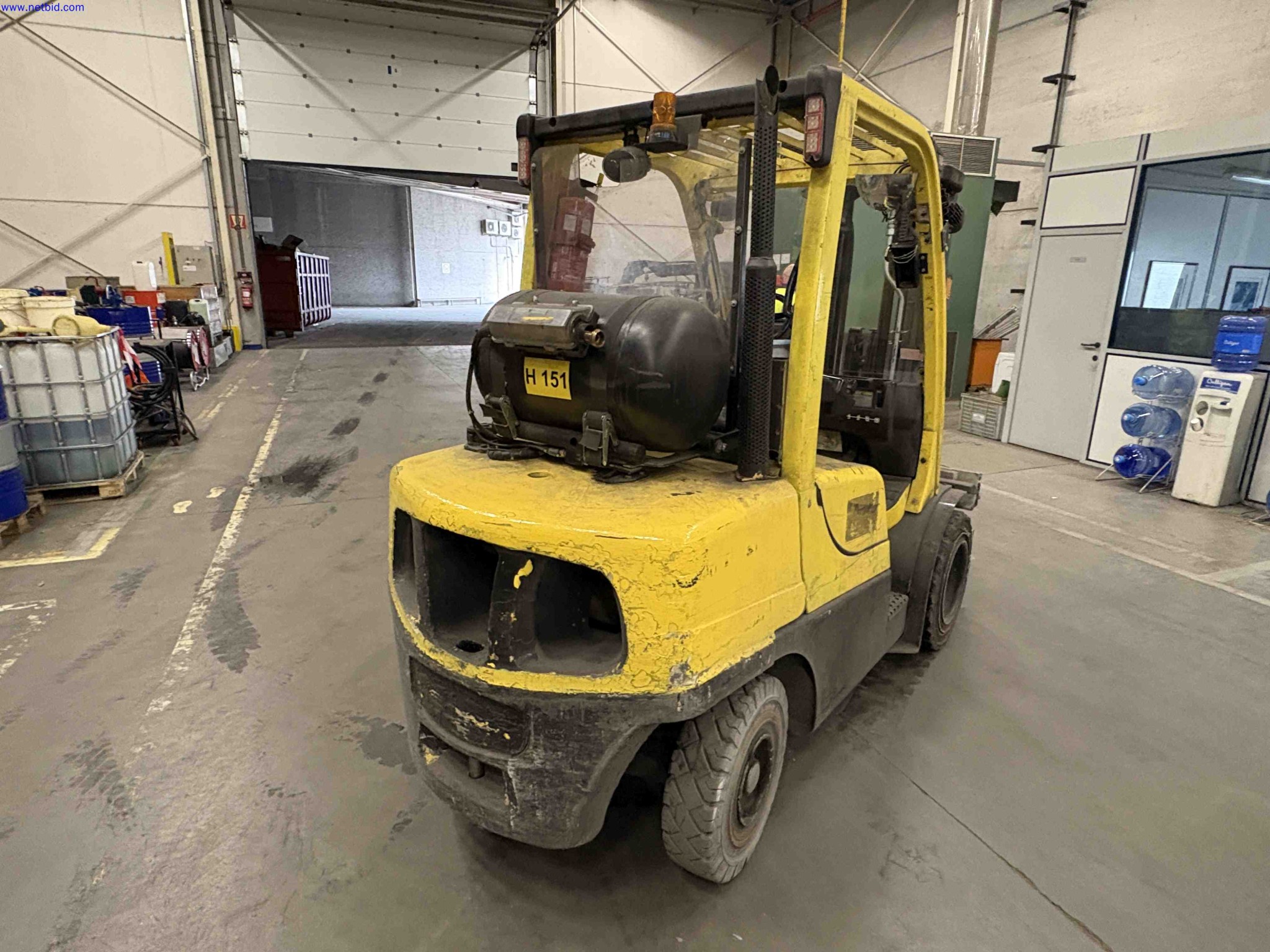 LPG counterbalance forklift truck Hyster H3.5FT – foto 4 – kavel bij NetBid, Roterijstraat 205-8793 Waregem
