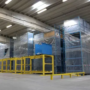 Racking system for carpet storage