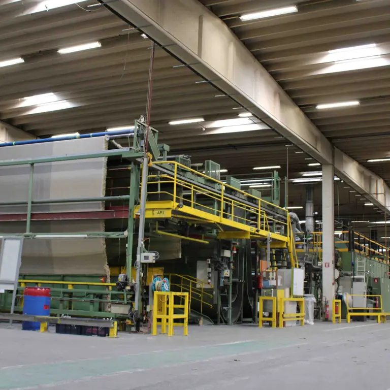 Coating carpet finishing (‘Appret’) line