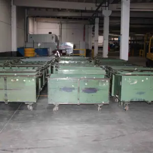 40 Mobile metal storage bins