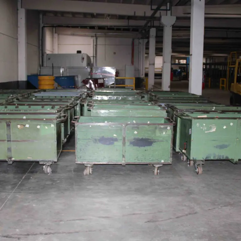 40 Mobile metal storage bins