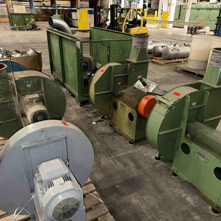 Ventilation blower units