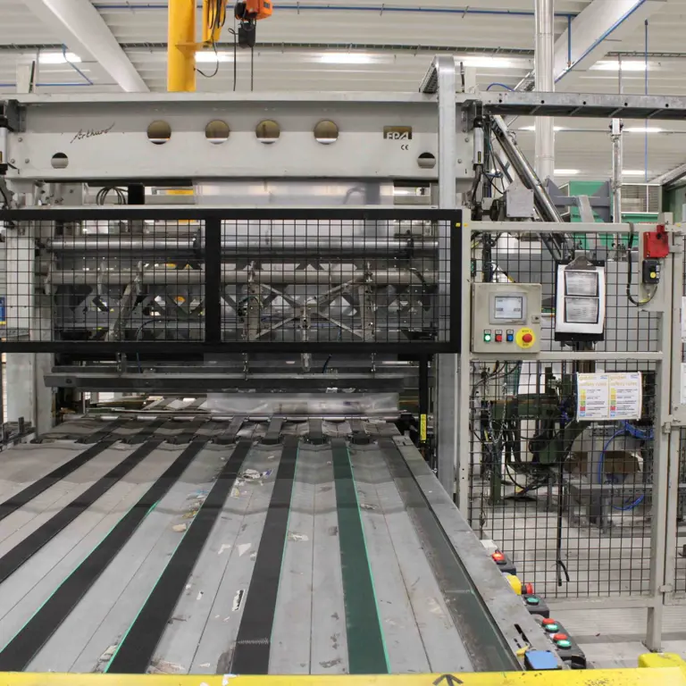 Packing line with length- and flat welding FPA AUT INPAK 4.3