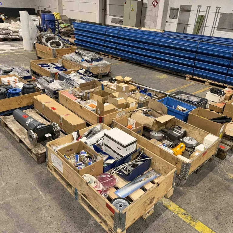 Industrial maintenance and spare parts inventory