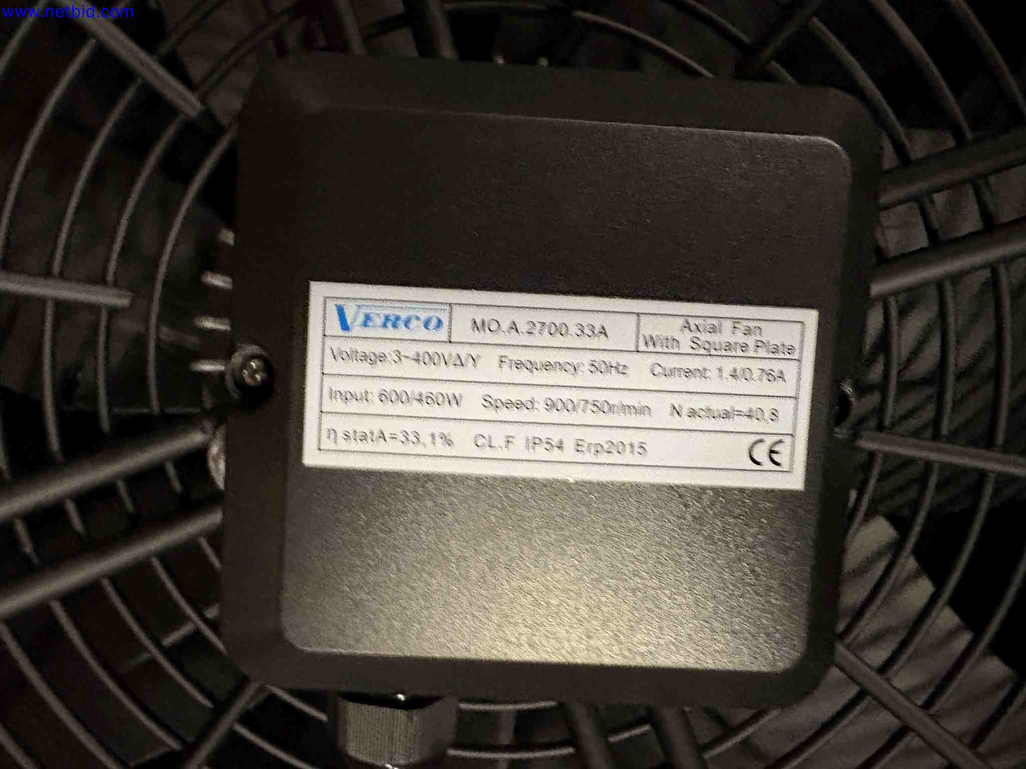 2 Industrial Axial Fans VERGO – foto 5 – kavel bij NetBid, Sint Baafs Vijve