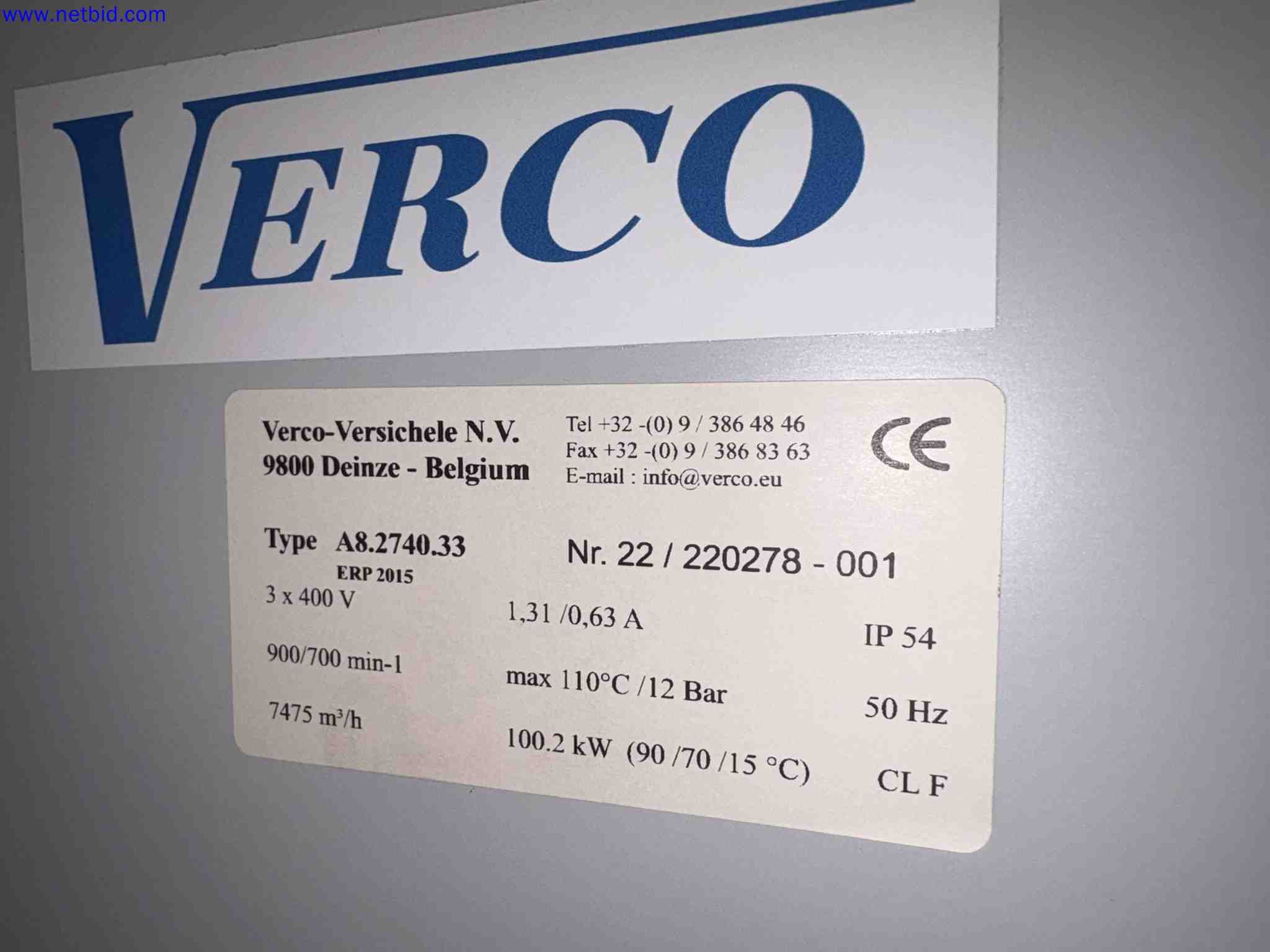 2 Industrial Axial Fans VERGO – foto 7 – kavel bij NetBid, Sint Baafs Vijve