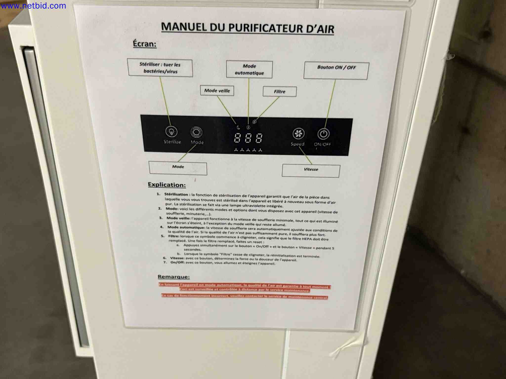 2 Professional Mobile Air Purifiers AIR8 1200i PRO – foto 4 – kavel bij NetBid, Sint Baafs Vijve