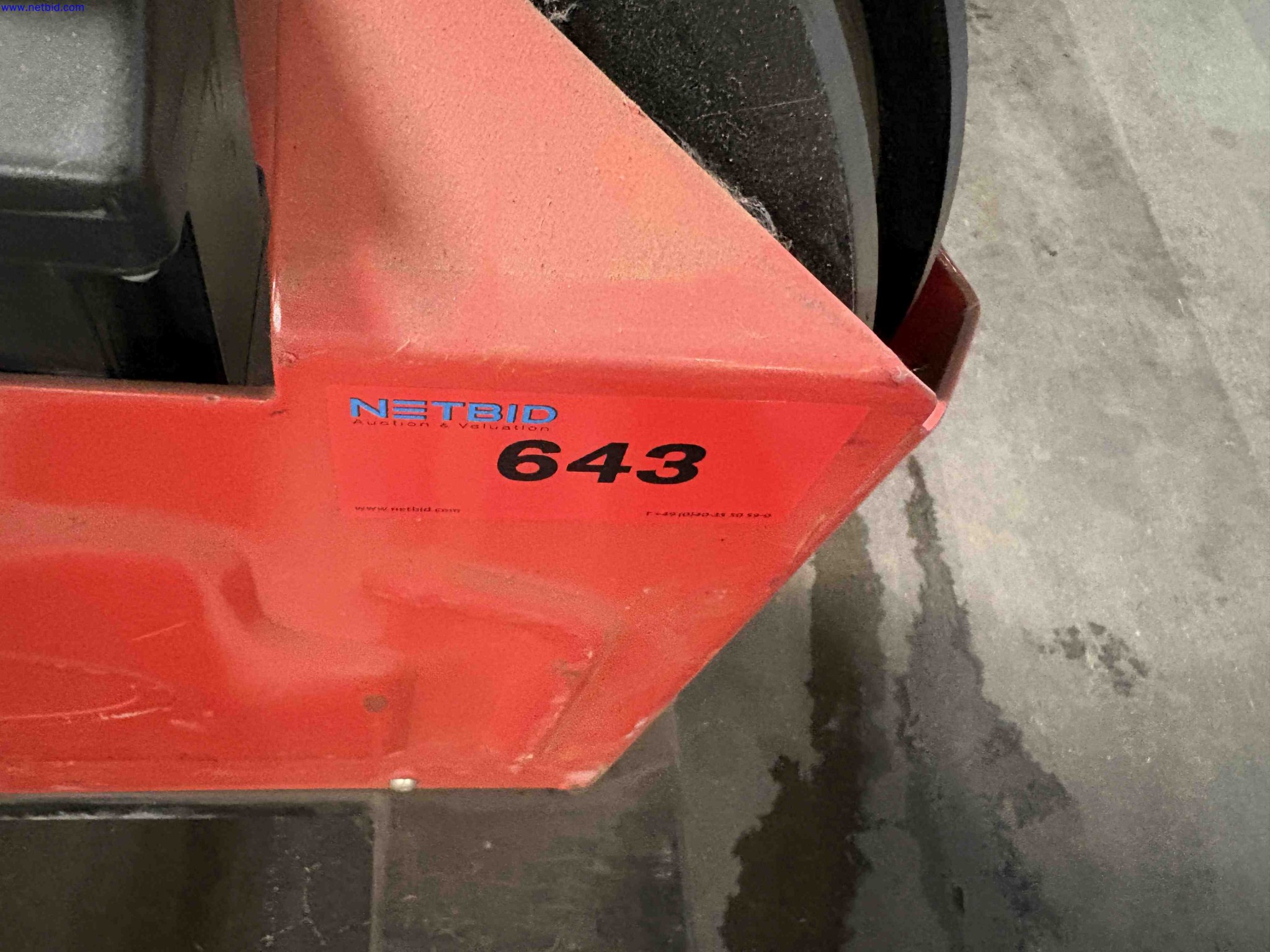 Battery-electric pallet truck EP Equipment FPT18-EZX – foto 8 – kavel bij NetBid, Sint Baafs Vijve