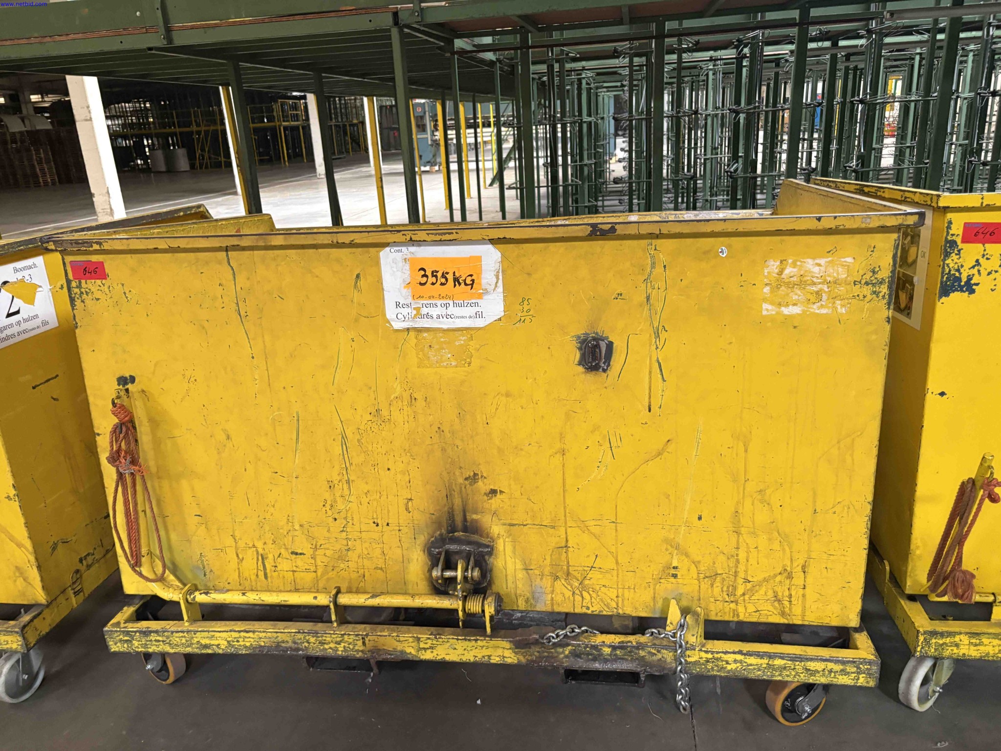 4 Mobile fork-truck tipper skips – foto 7 – kavel bij NetBid, Sint Baafs Vijve