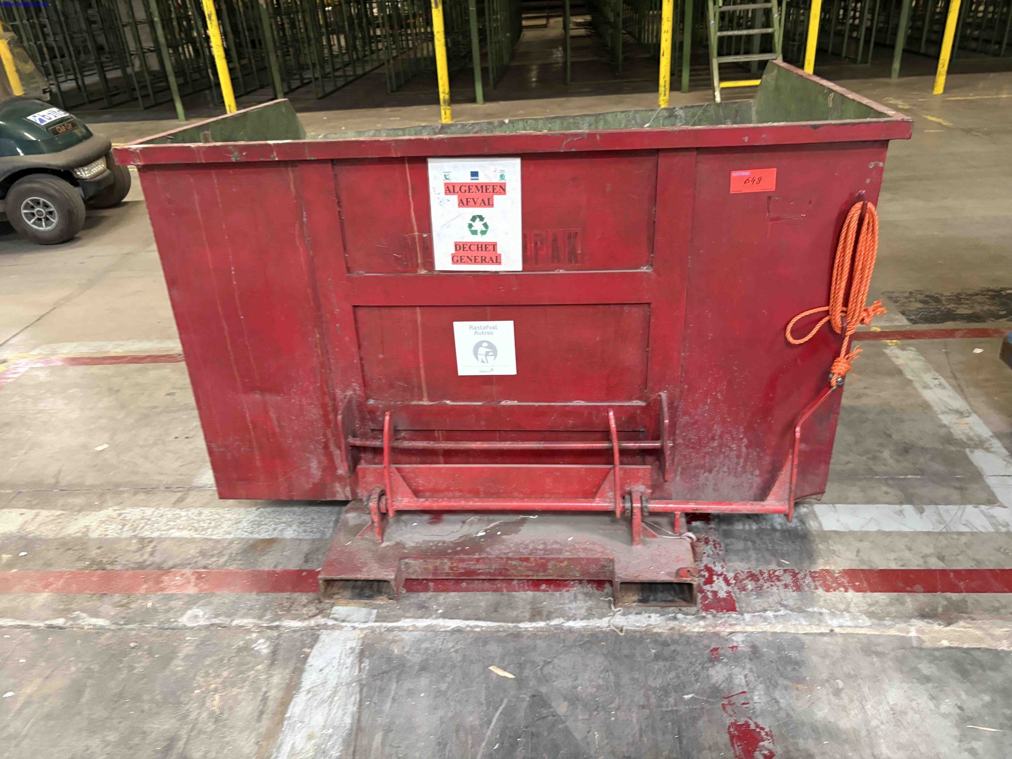 2 Fork-truck tipper skips – foto 4 – kavel bij NetBid, Sint Baafs Vijve