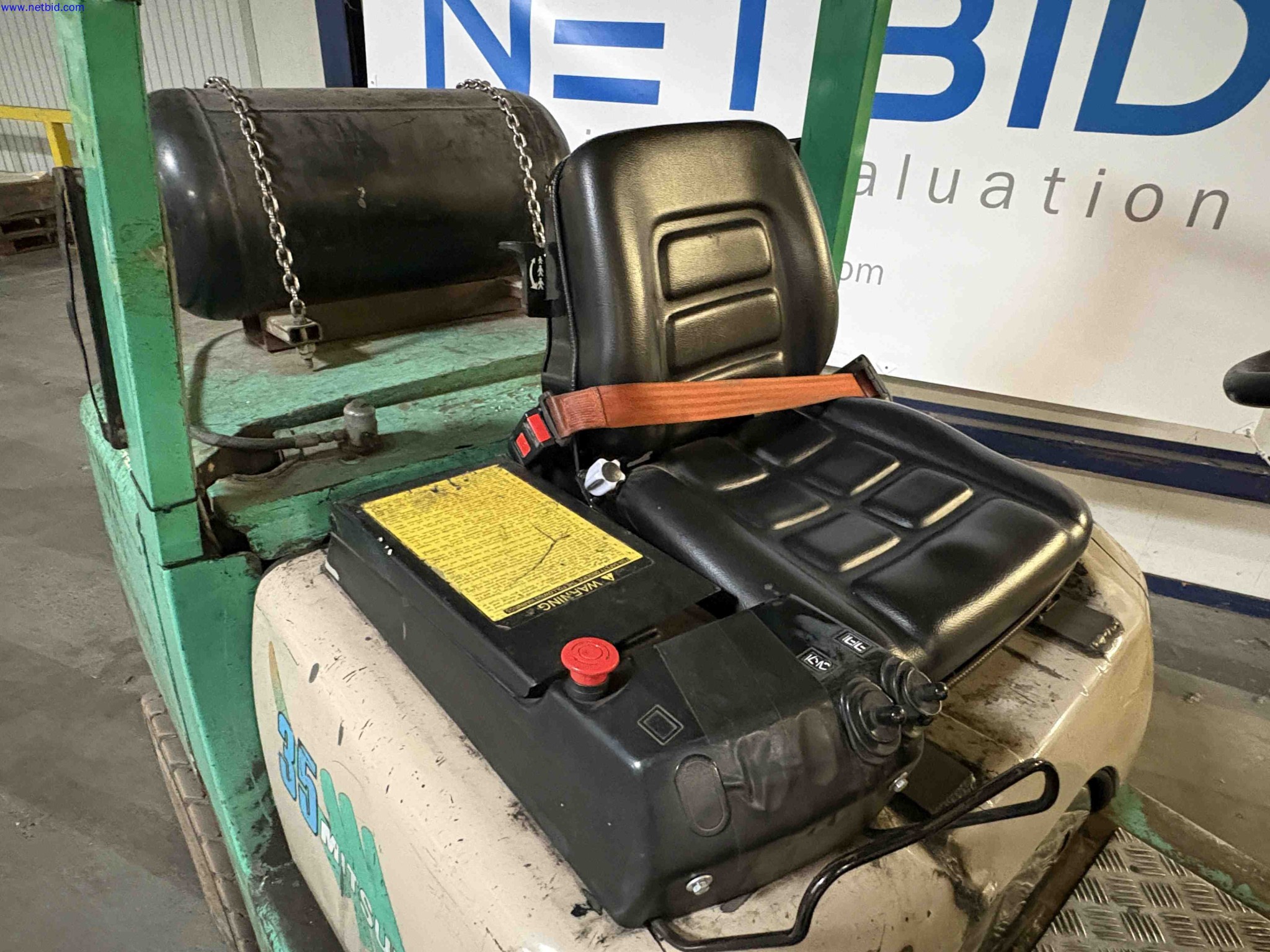 LPG counterbalance forklift Mitsubishi FG-35 LPG – foto 14 – kavel bij NetBid, Sint Baafs Vijve