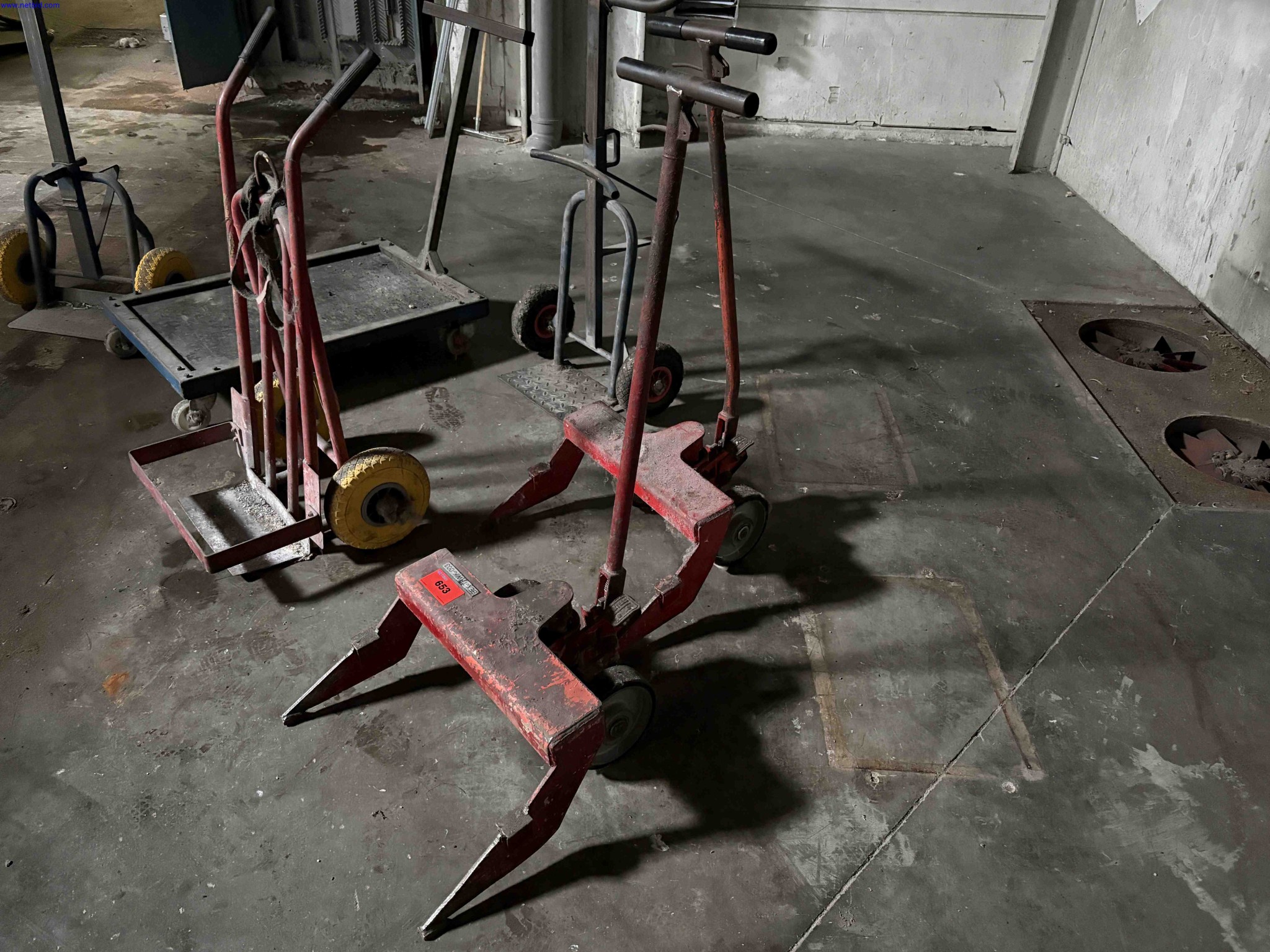 6 Warehouse material-handling trolleys – foto 6 – kavel bij NetBid, Sint Baafs Vijve