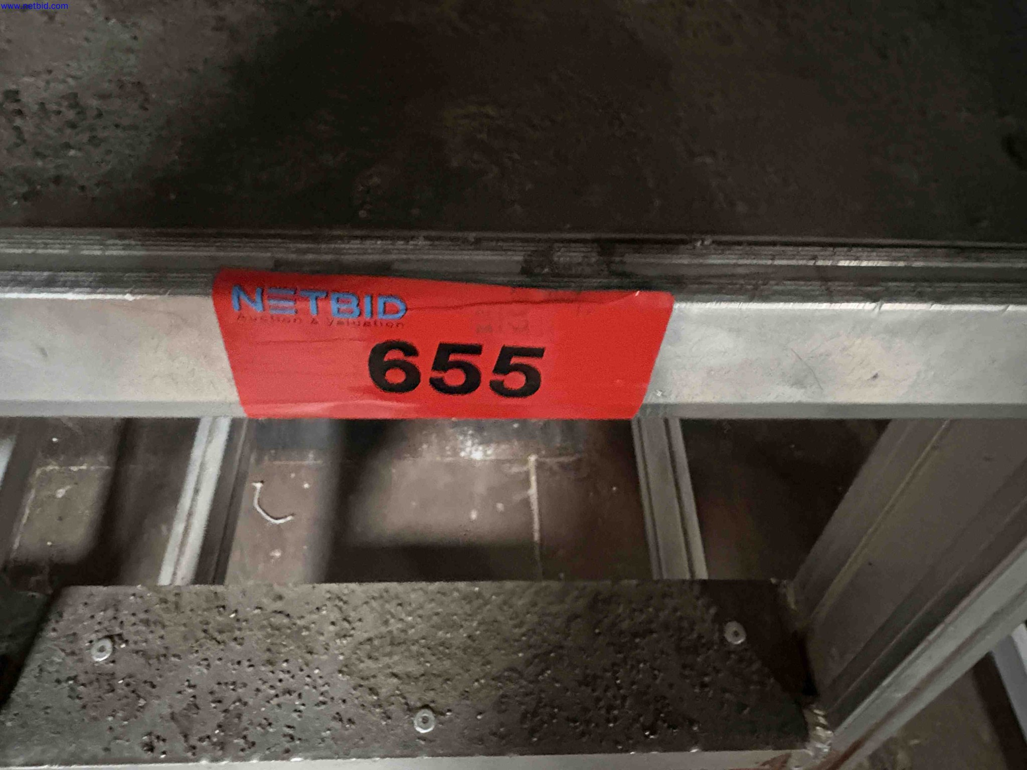 10 Aluminium step ladders and warehouse platform steps with handrails VGS Solide – foto 7 – kavel bij NetBid, Sint Baafs Vijve