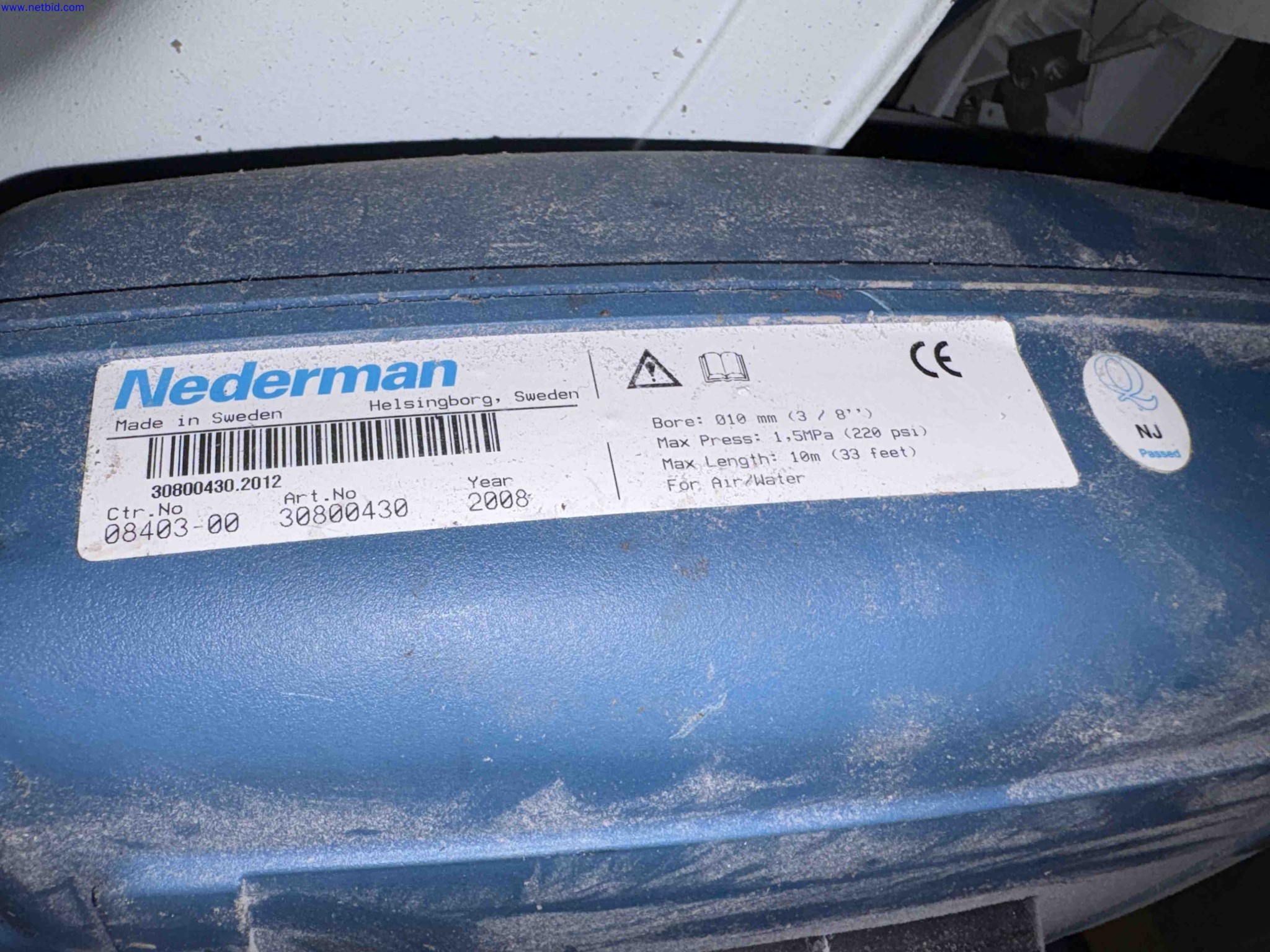 3 Compressed-air hose reels Nederman – foto 3 – kavel bij NetBid, Sint Baafs Vijve