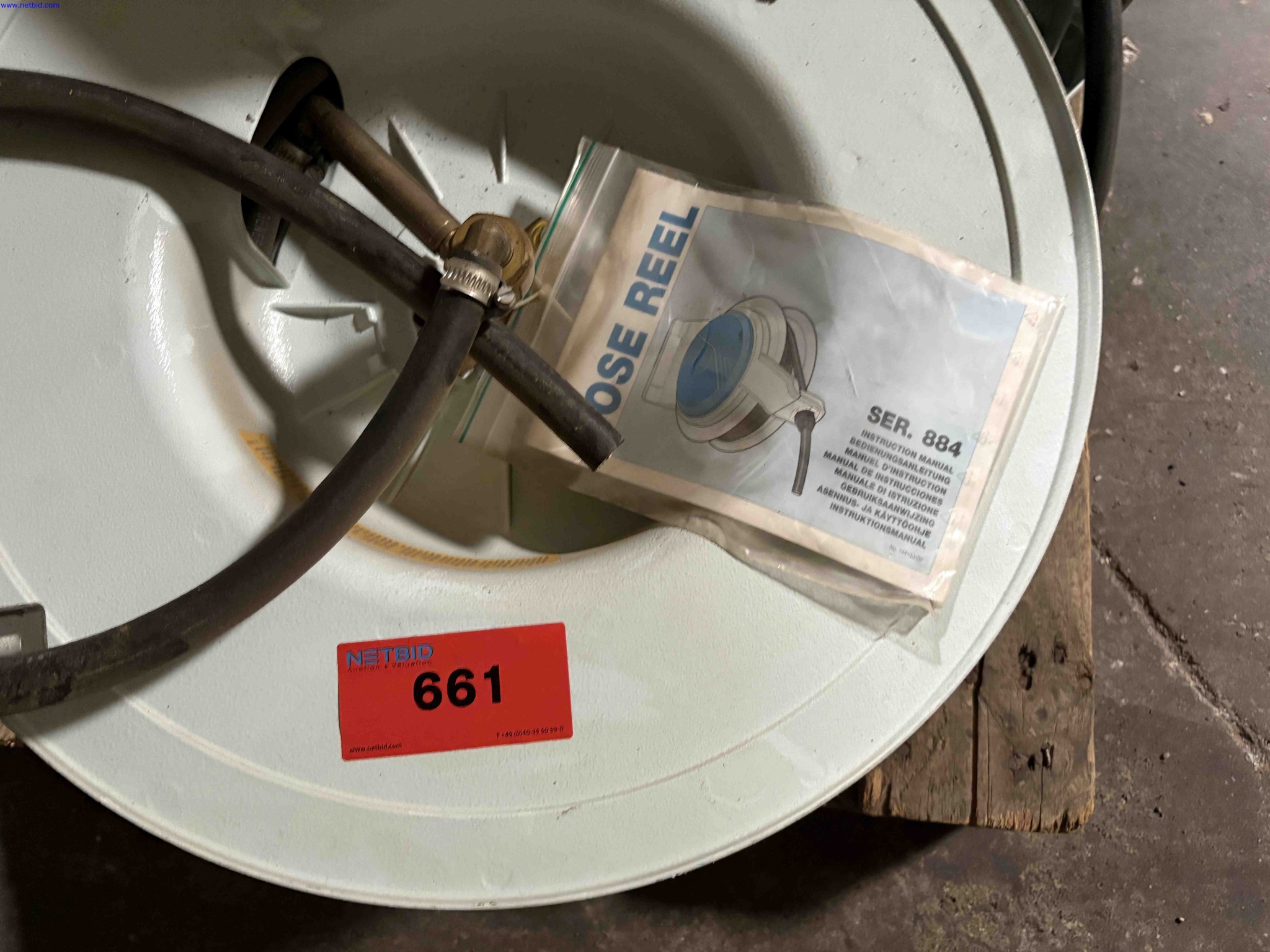 3 Compressed-air hose reels Nederman – foto 6 – kavel bij NetBid, Sint Baafs Vijve