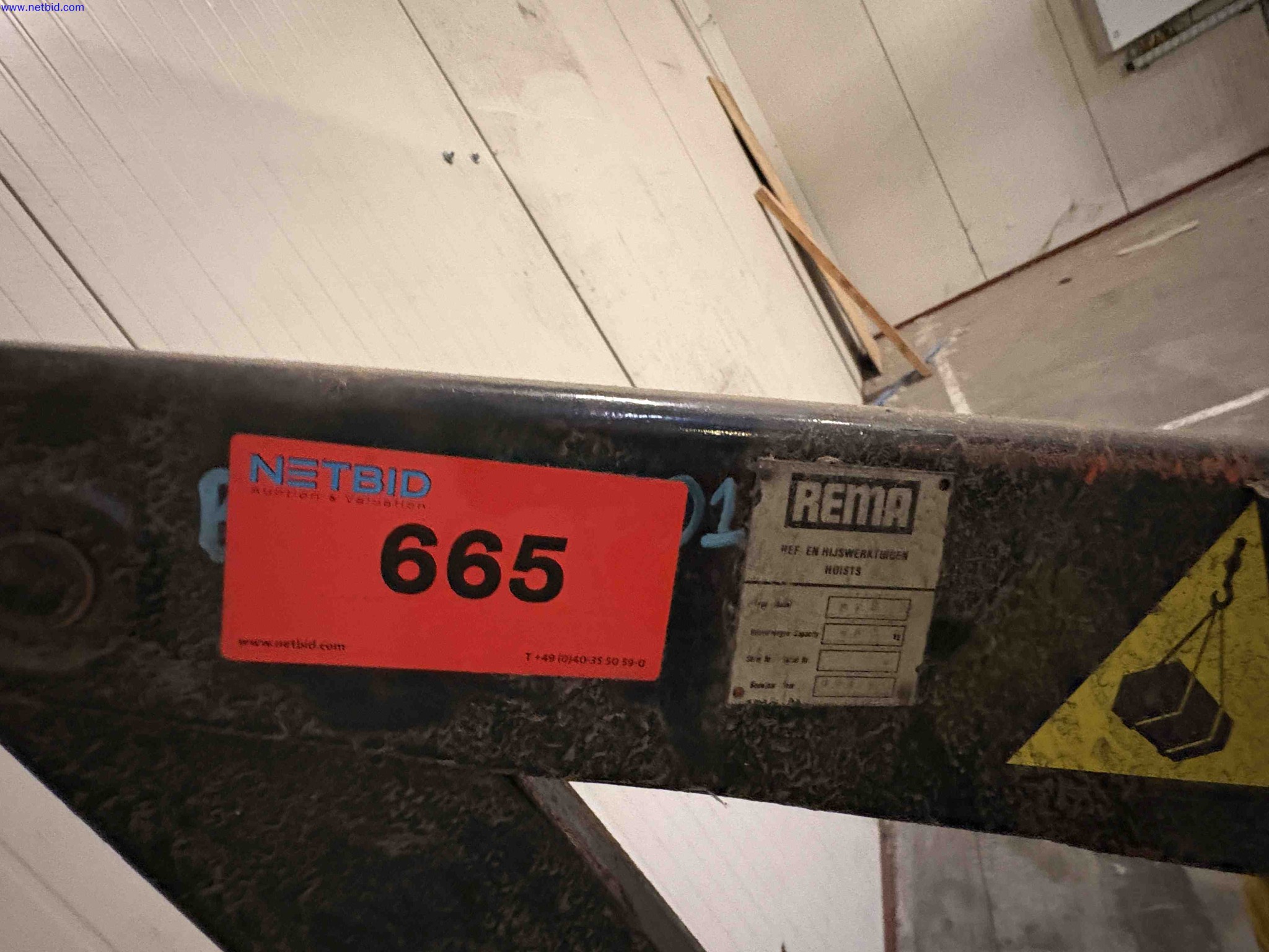 Hydraulic engine hoist Rema BTS – foto 5 – kavel bij NetBid, Sint Baafs Vijve