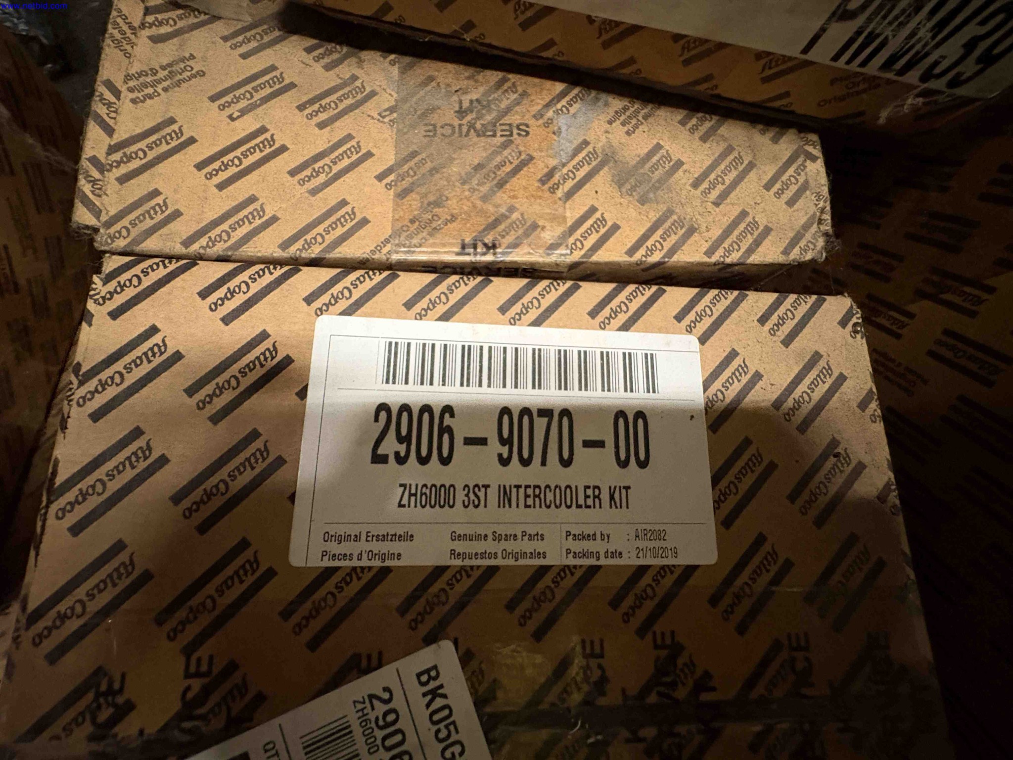 1 set Atlas Copco compressor spare parts Atlas Copco – foto 10 – kavel bij NetBid, Sint Baafs Vijve