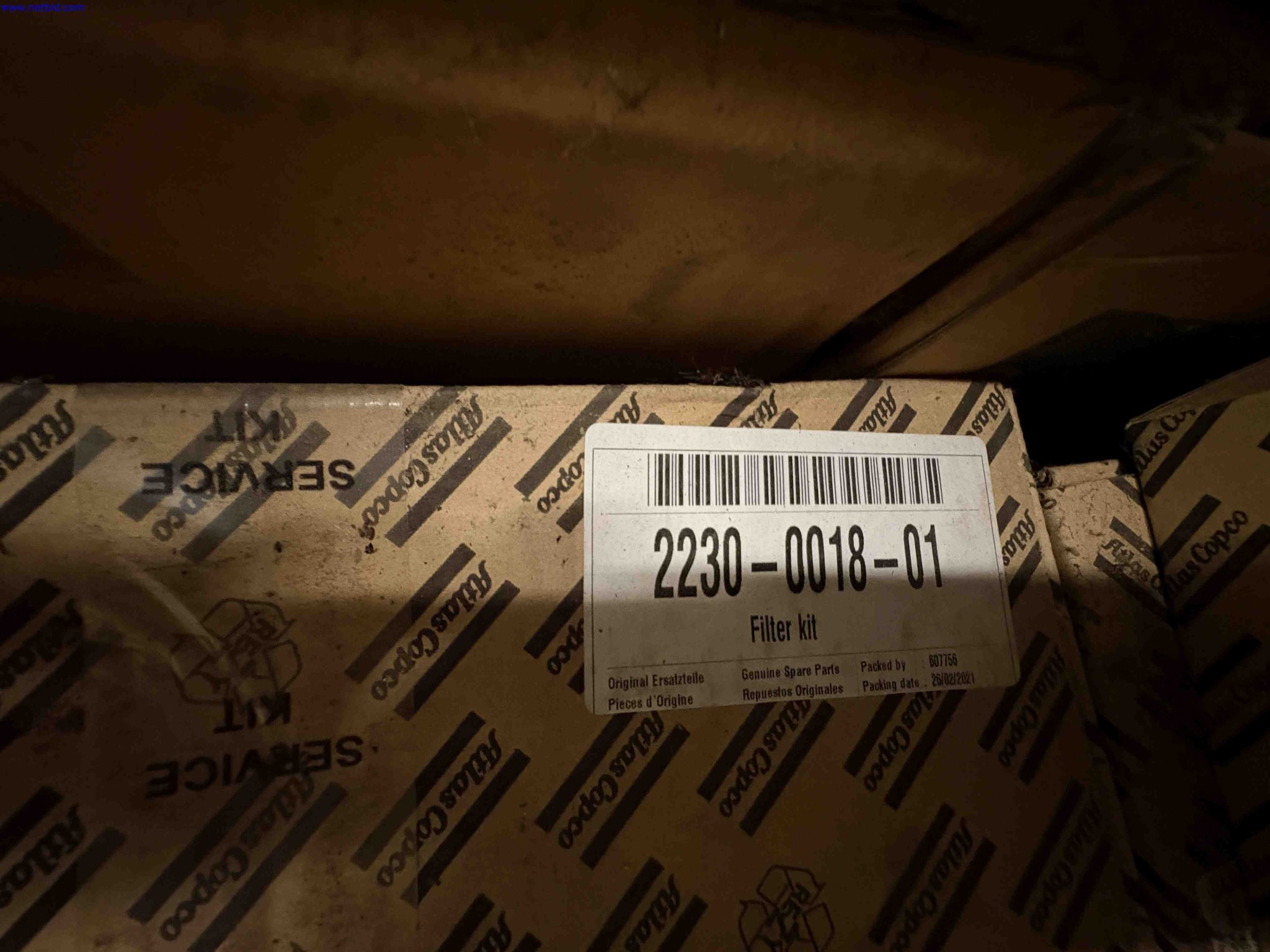 1 set Atlas Copco compressor spare parts Atlas Copco – foto 16 – kavel bij NetBid, Sint Baafs Vijve
