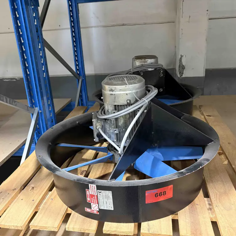 8 Elektrické ventilátory Elektrovent RING SR 634 TSPEC; JM90L4-B3