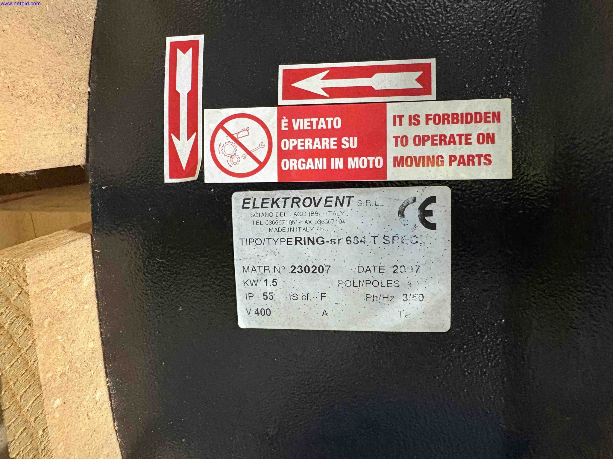 8 Electric fans Elektrovent RING SR 634 TSPEC; JM90L4-B3 – foto 2 – kavel bij NetBid, Sint Baafs Vijve