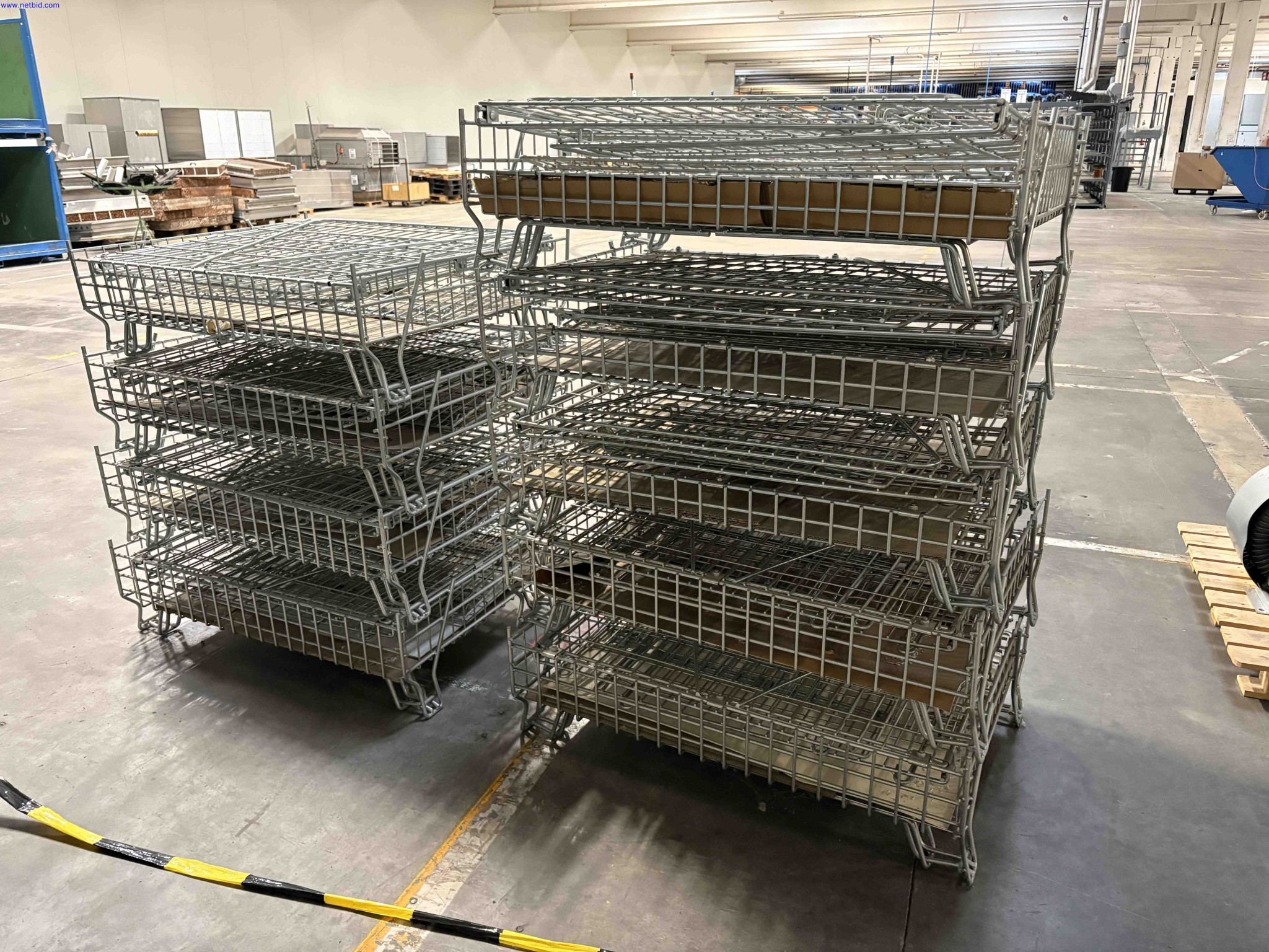 9 Wire-mesh pallet cages – foto 3 – kavel bij NetBid, Sint Baafs Vijve