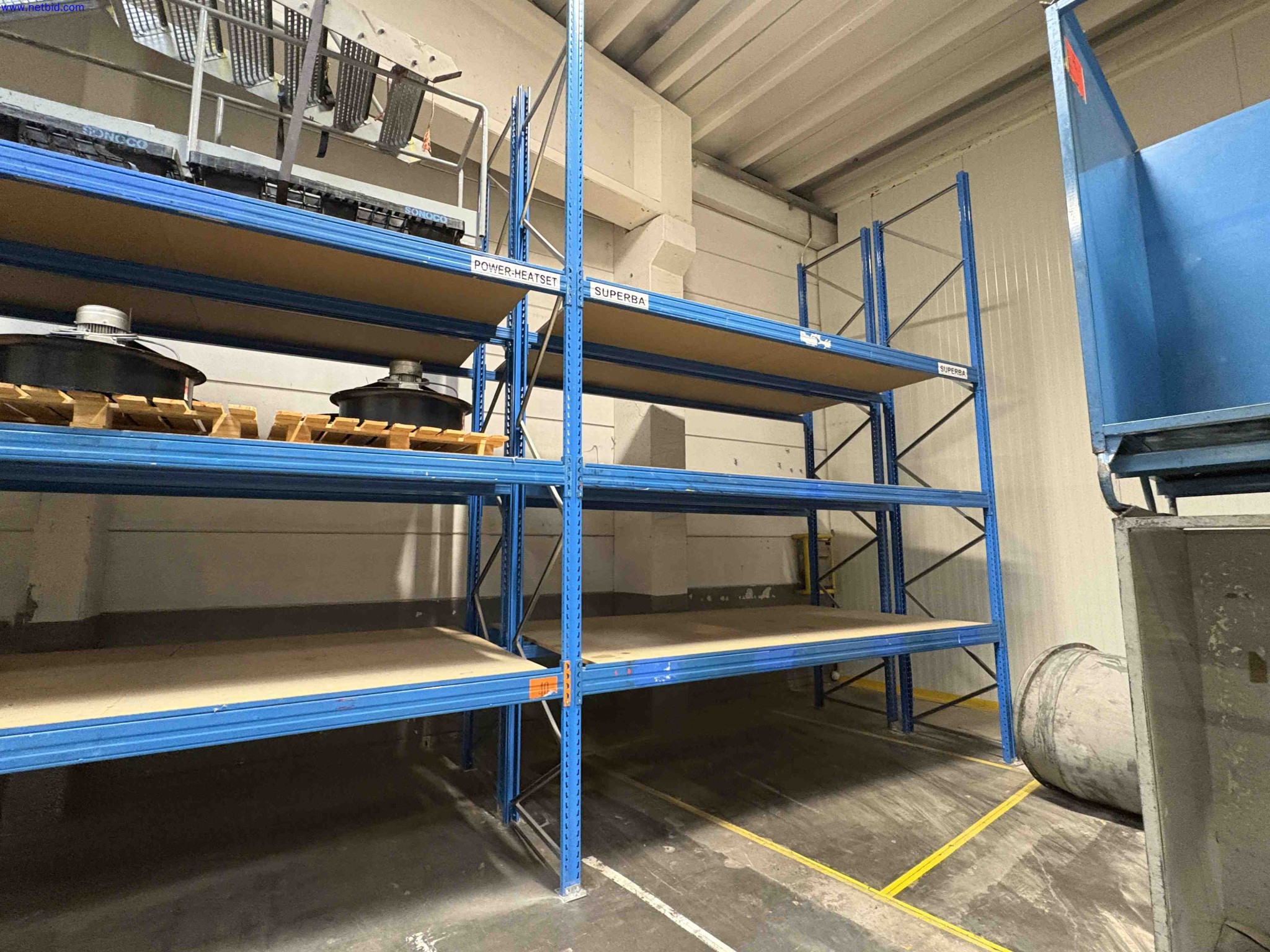 Boltless pallet racking Stow 15 – foto 4 – kavel bij NetBid, Sint Baafs Vijve