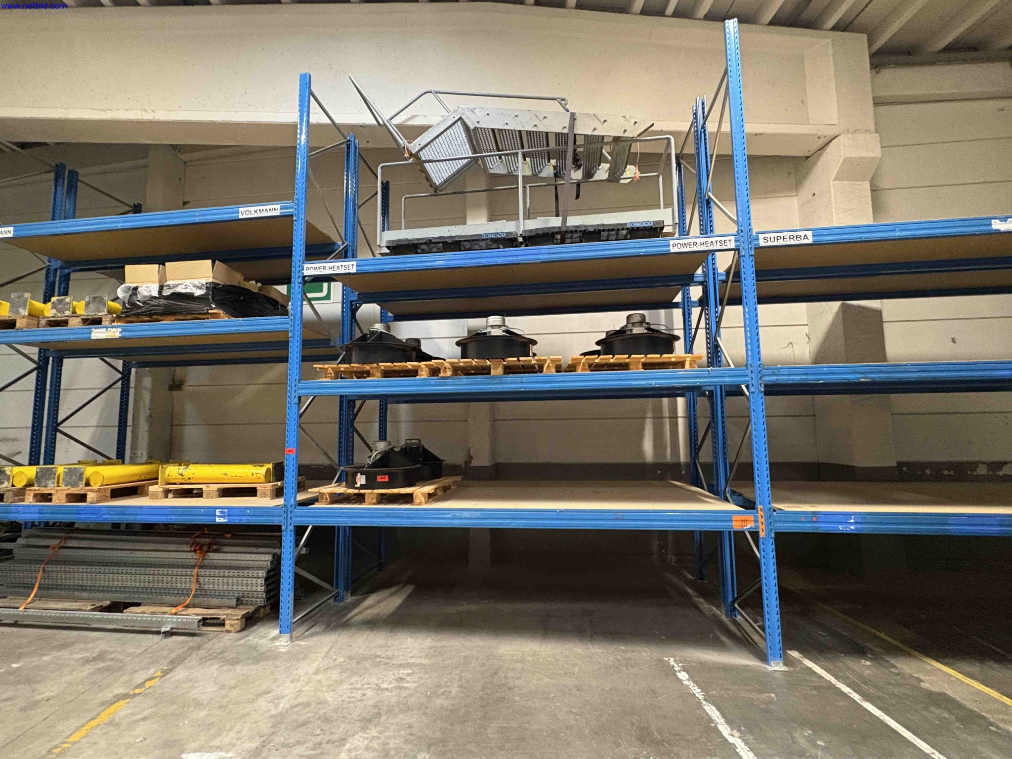 Boltless pallet racking Stow 15 – foto 5 – kavel bij NetBid, Sint Baafs Vijve