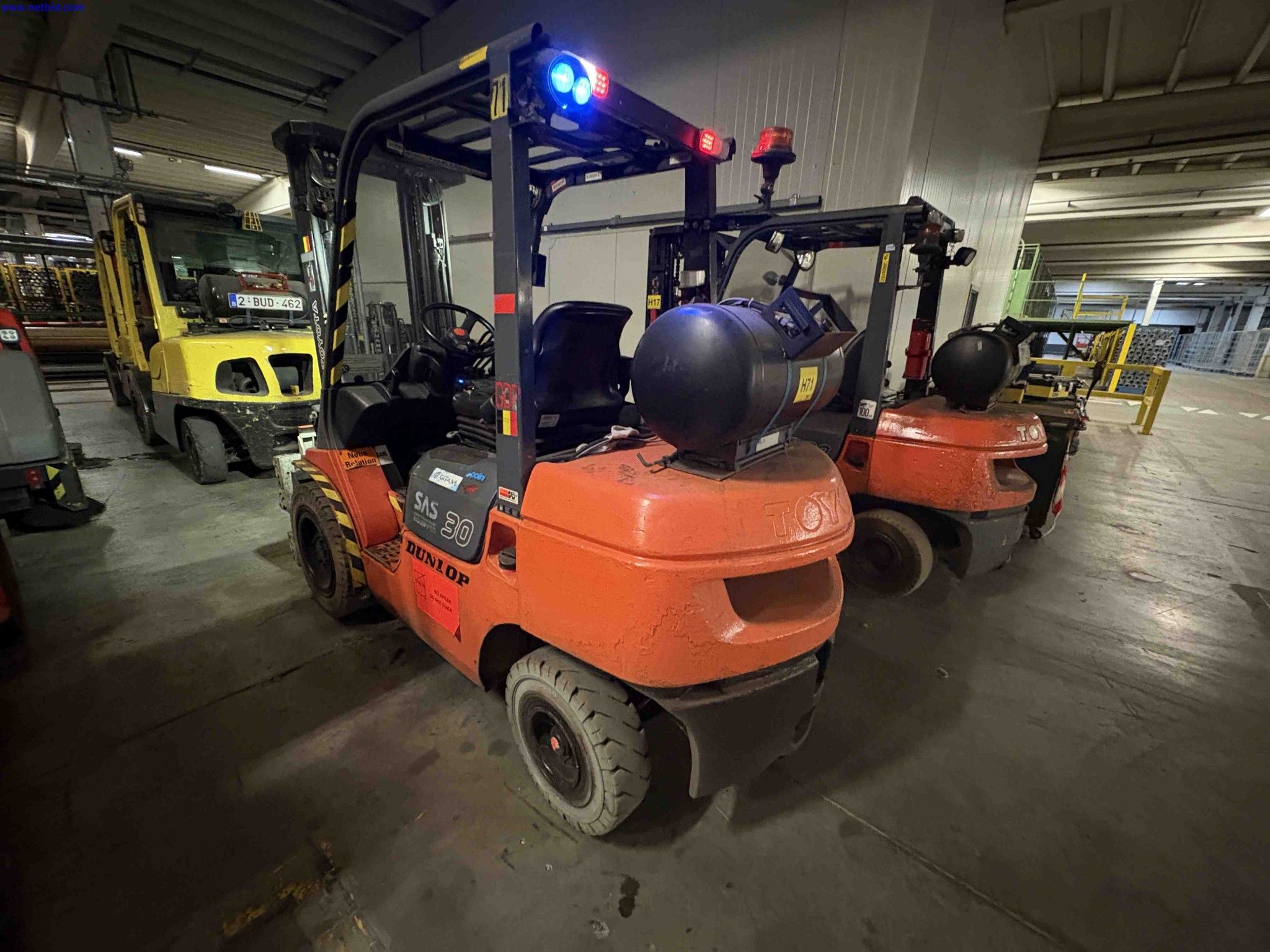 LPG counterbalance forklift truck Toyota 02-7FGF30 – foto 3 – kavel bij NetBid, Sint Baafs Vijve
