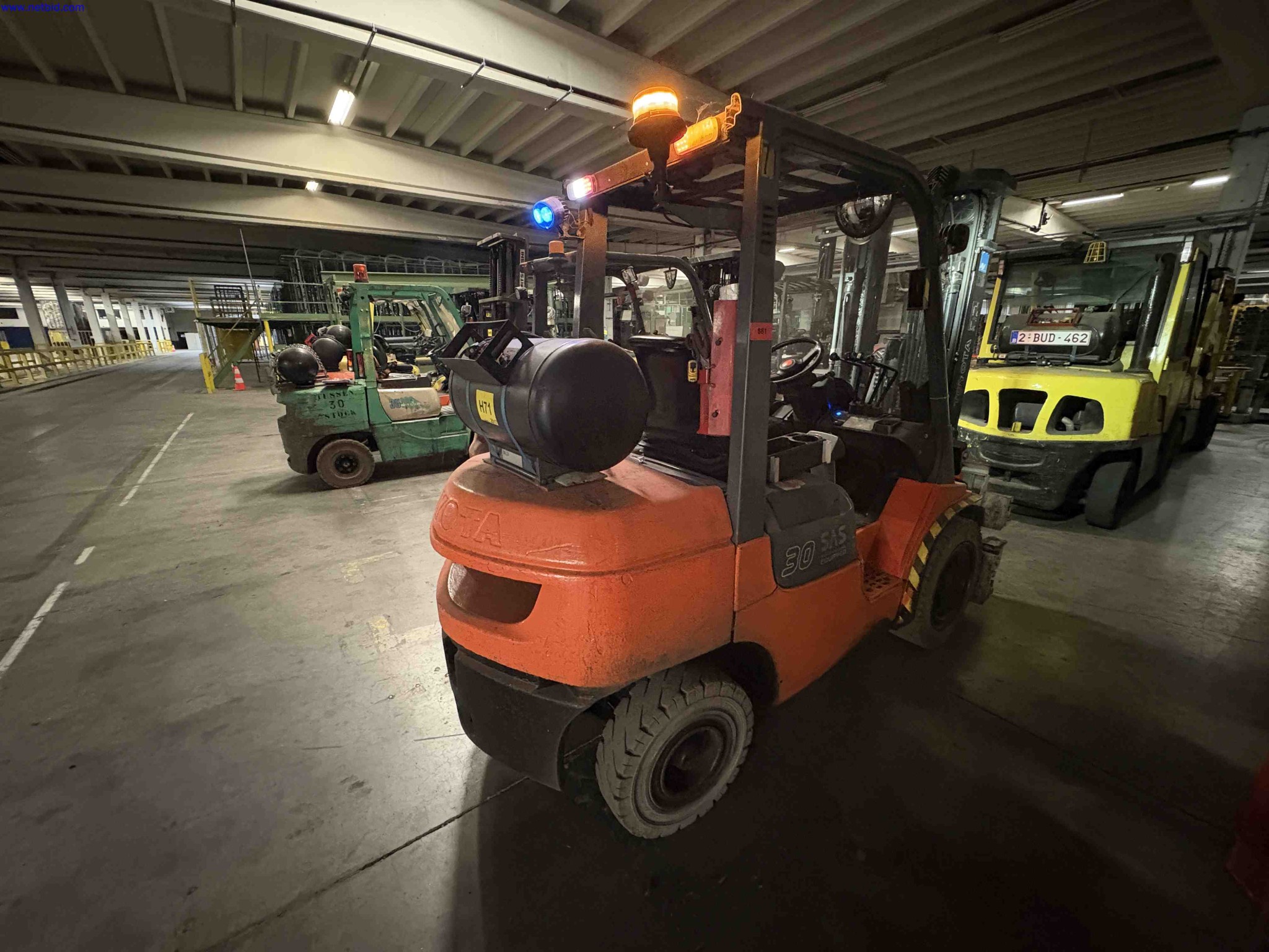 LPG counterbalance forklift truck Toyota 02-7FGF30 – foto 4 – kavel bij NetBid, Sint Baafs Vijve