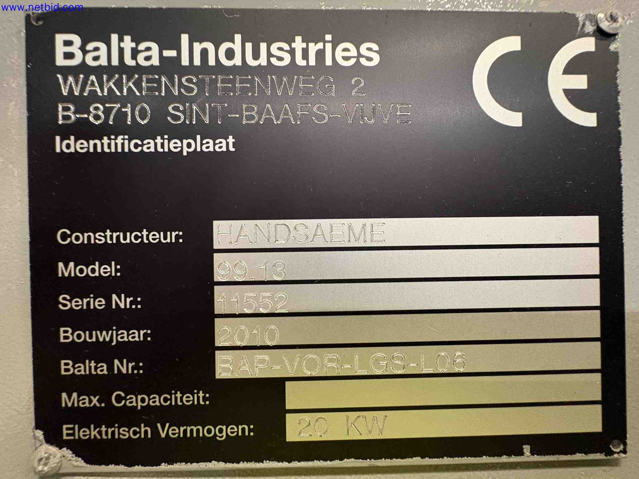 Longitudinal Cutting Machine Handsaeme 99.13 – foto 15 – kavel bij NetBid, Sint Baafs Vijve