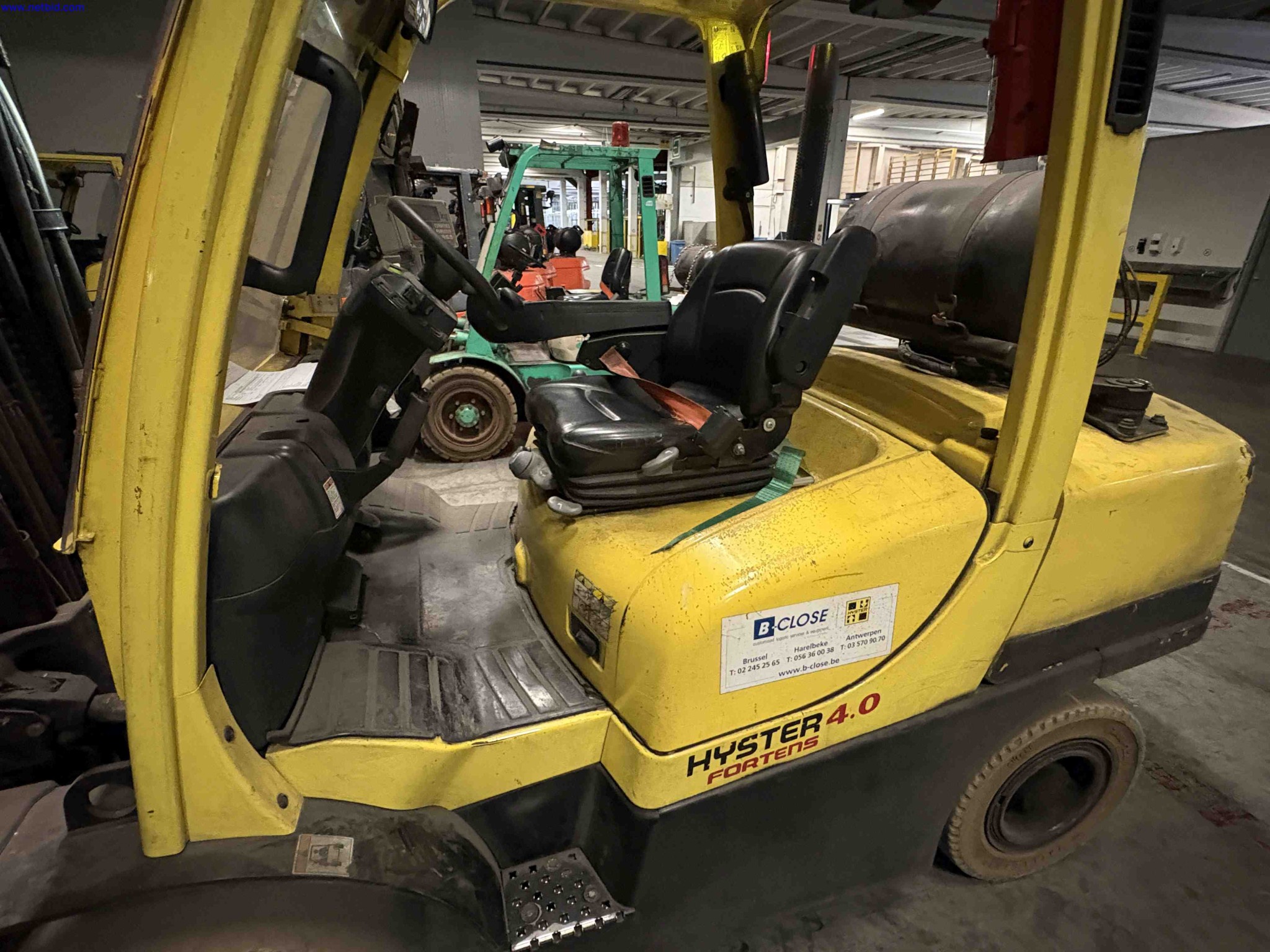 LPG counterbalance forklift truck Hyster H4.0FT6 – foto 11 – kavel bij NetBid, Sint Baafs Vijve