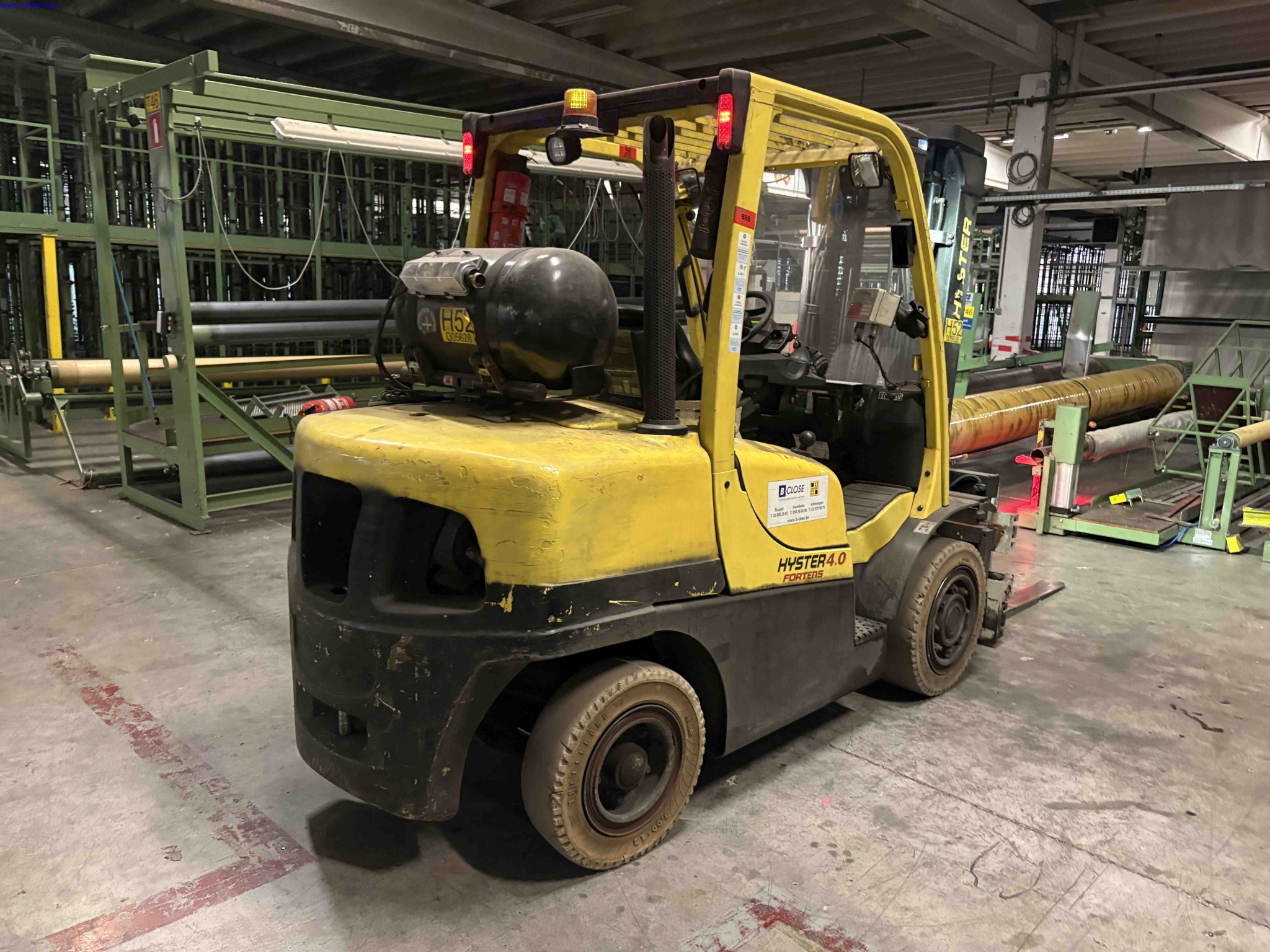 LPG counterbalance forklift truck Hyster H4.0FT6 – foto 4 – kavel bij NetBid, Sint Baafs Vijve
